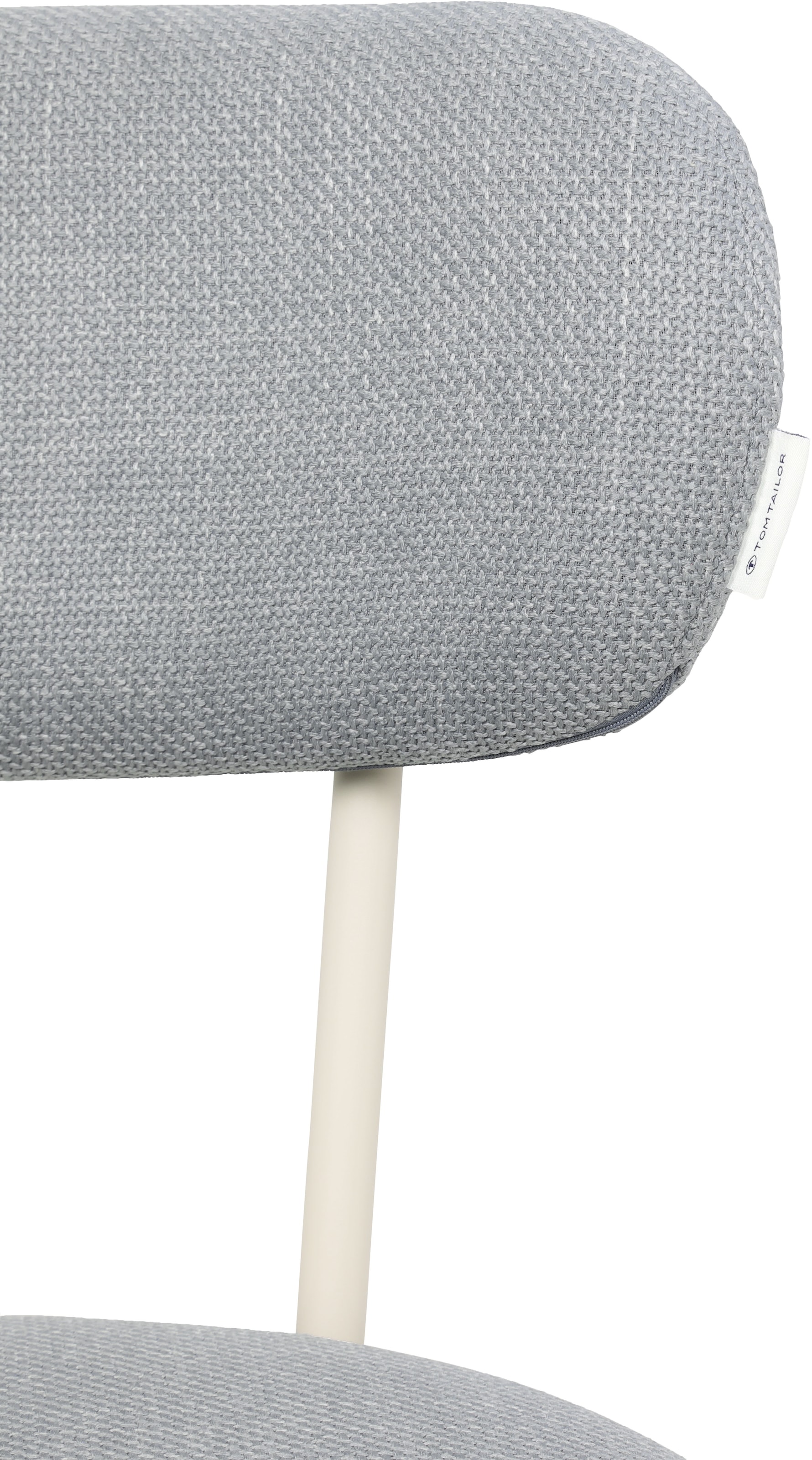TOM TAILOR HOME 4-Fußstuhl »SOFT PAD CHAIR«, (Set), 2 St., Webstoff, Esszimmerstuhl, 4-Fußgestell, mit Rückenausschnitt