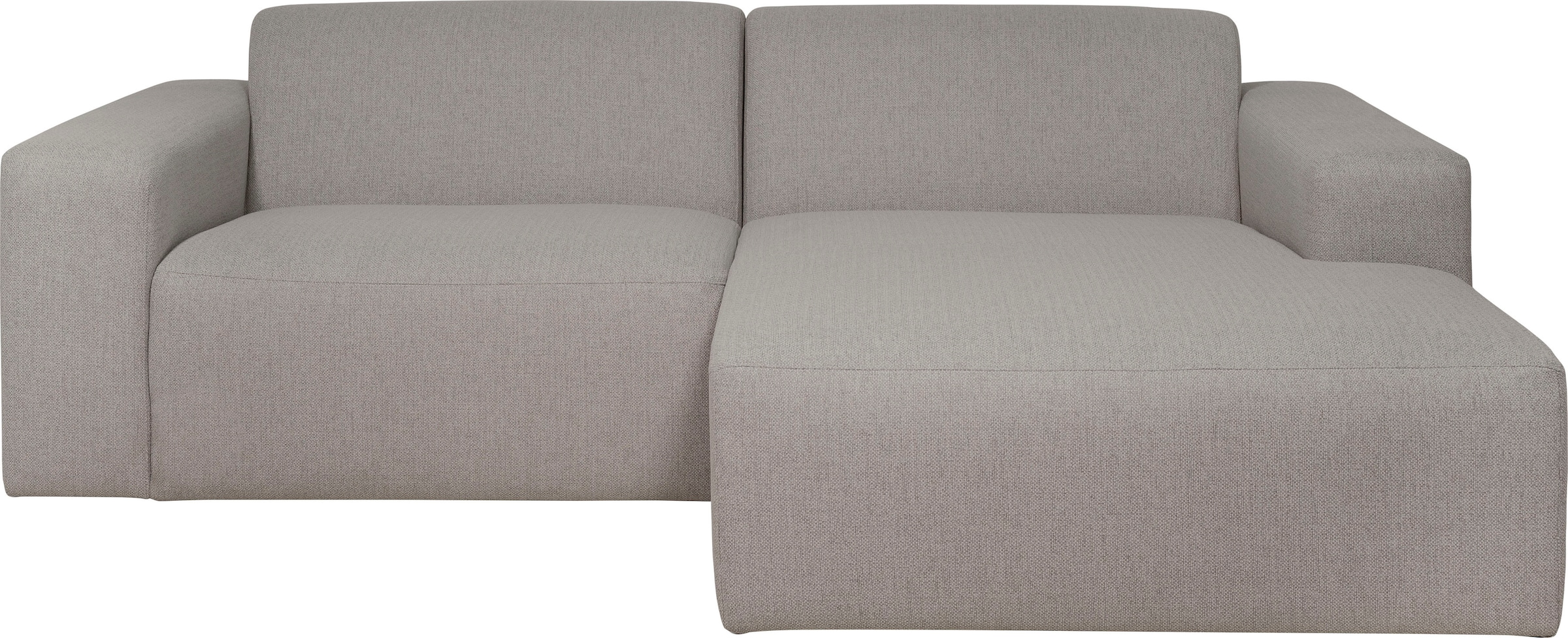 OTTO home Ecksofa »Koa, 228 cm, L-Form, Modulsofa in Cord, Chenille, Struktur, Webstoff« Designsofa, weicher Lounge-Sitzkomfort, Welleunterfederung, bodentief