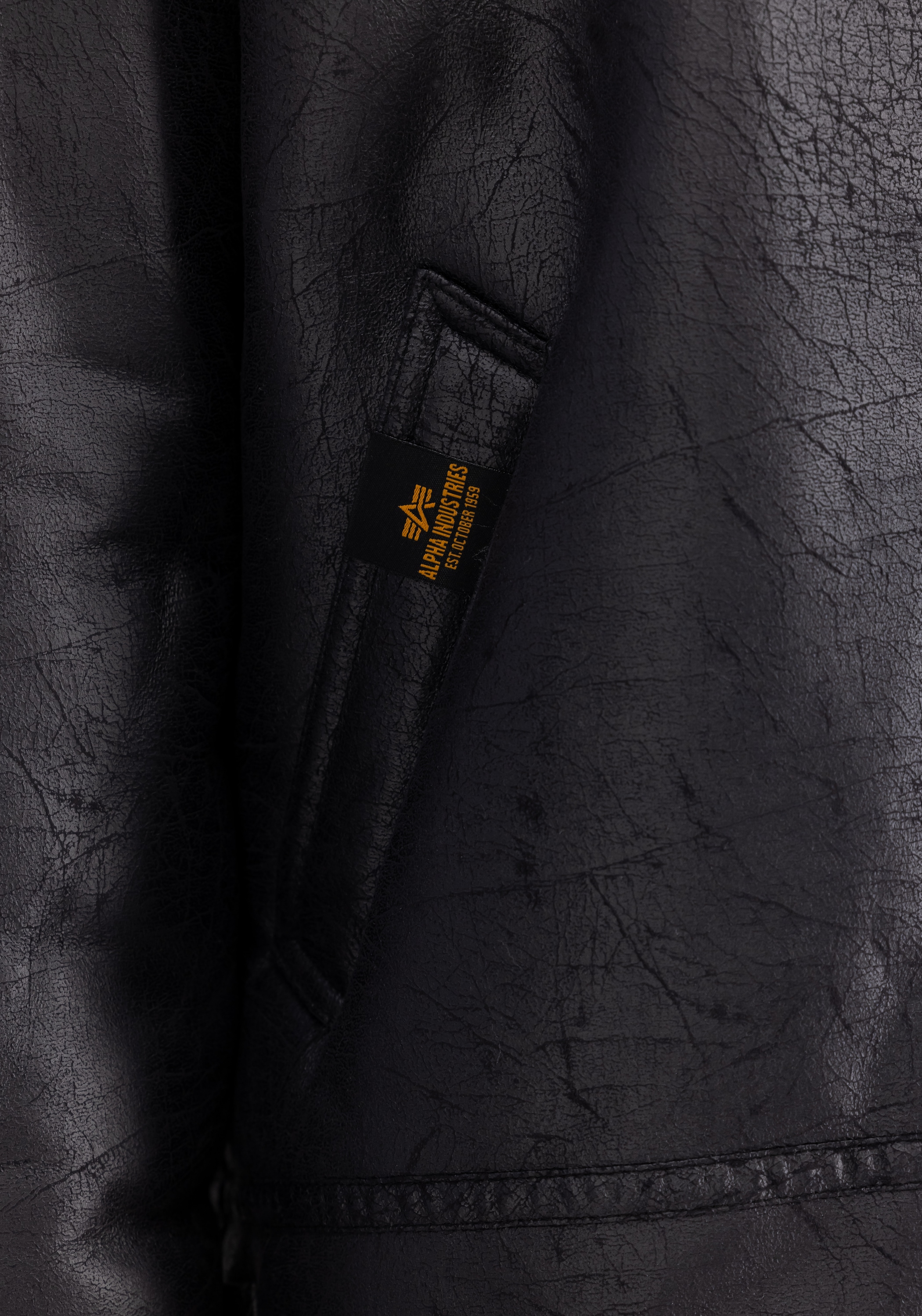 Alpha Industries Lederjacke »B-3 Faux Leather«