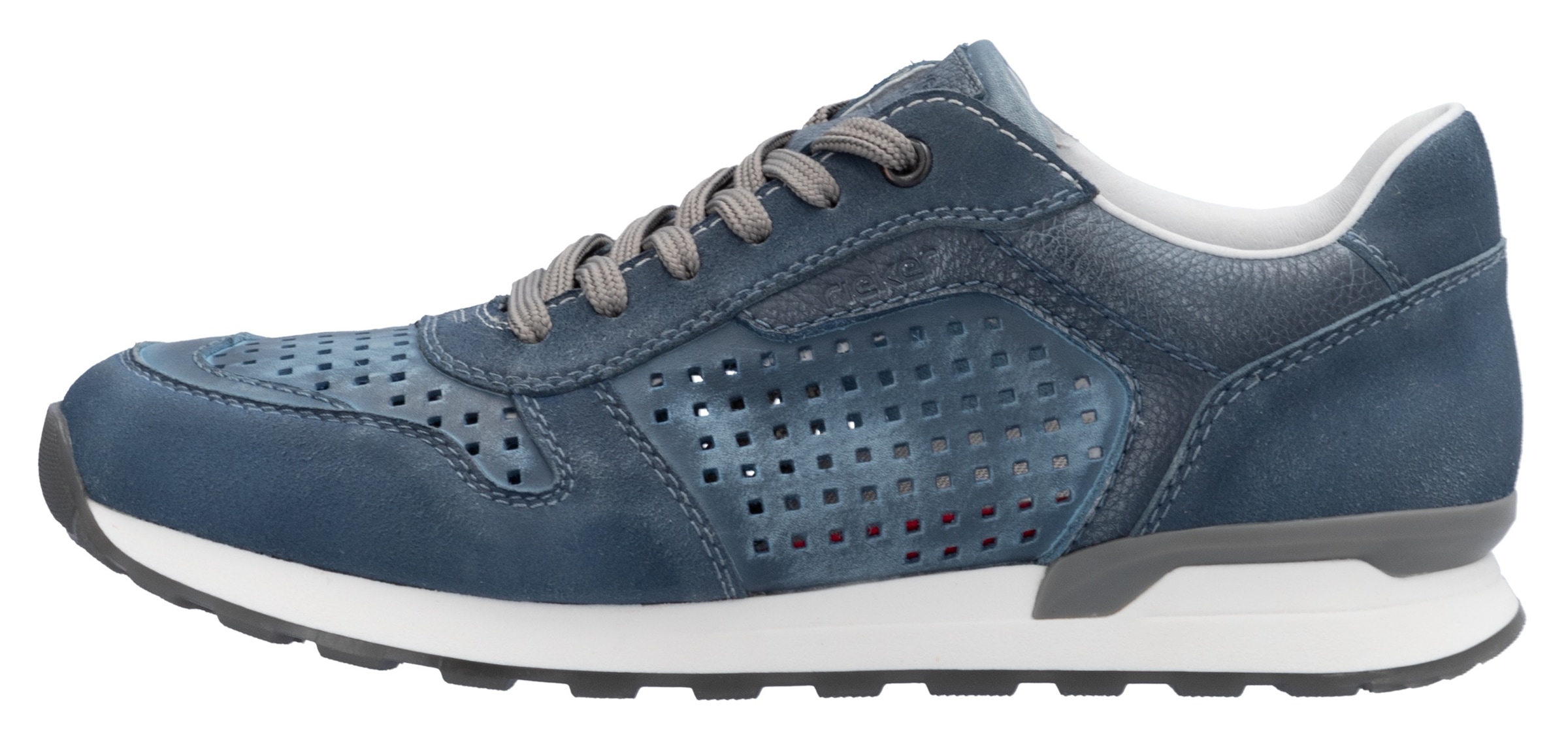 Rieker Sneaker  , Schnürschuh, Halbschuh mit luftdurchlässiger Perforation