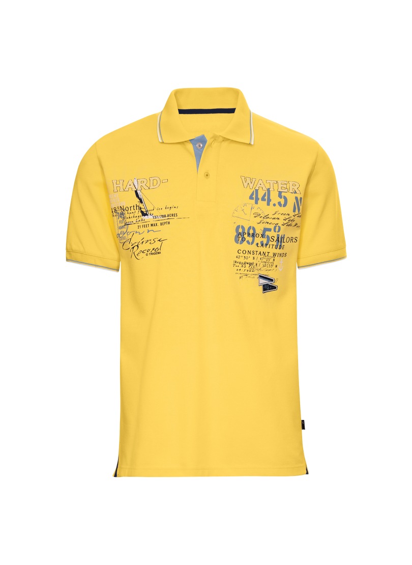 Trigema Poloshirt »TRIGEMA Poloshirt mit maritimem Printmotiv«, (1 tlg.)