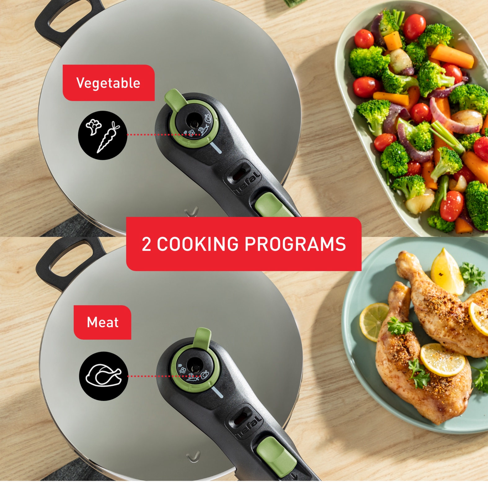 Tefal Schnellkochtopf »Secure Trendy« 1 Stk. tlg. Edelstahl