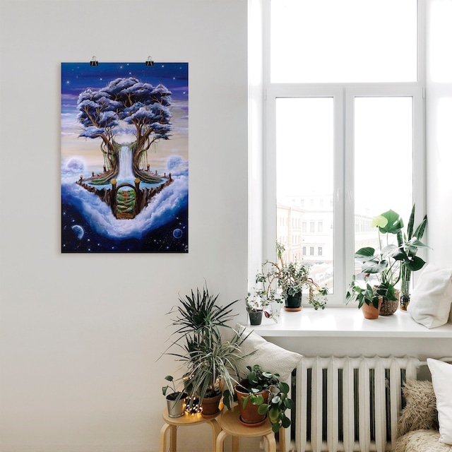 Artland Wandbild »Der Baum im Traum«, Landschaften, (1 St.), als Alubild,  Leinwandbild, Wandaufkleber oder Poster in versch. Größen auf Raten kaufen