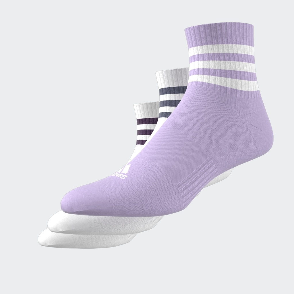 adidas Performance Funktionssocken »3STREIFEN CUSHIONED SPORTSWEAR MIDCUT SOCKEN, 3 PAAR«, (3 Paar)