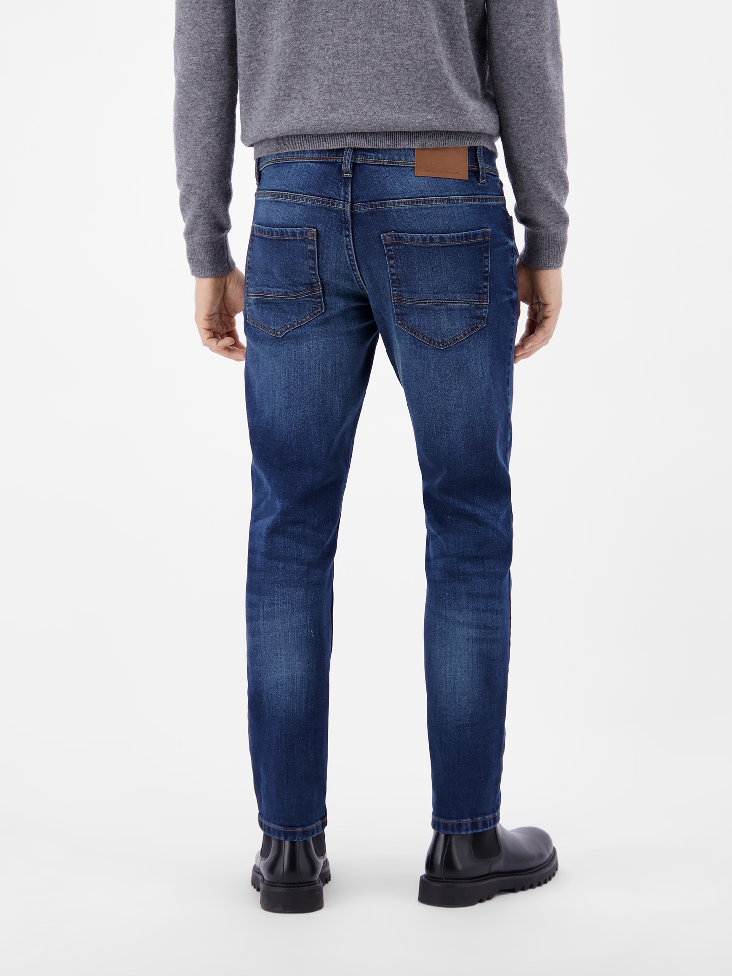 LERROS Slim-fit-Jeans »CONLIN 5-Pocket Stretch-Denim, SLIM FIT, unifarben«