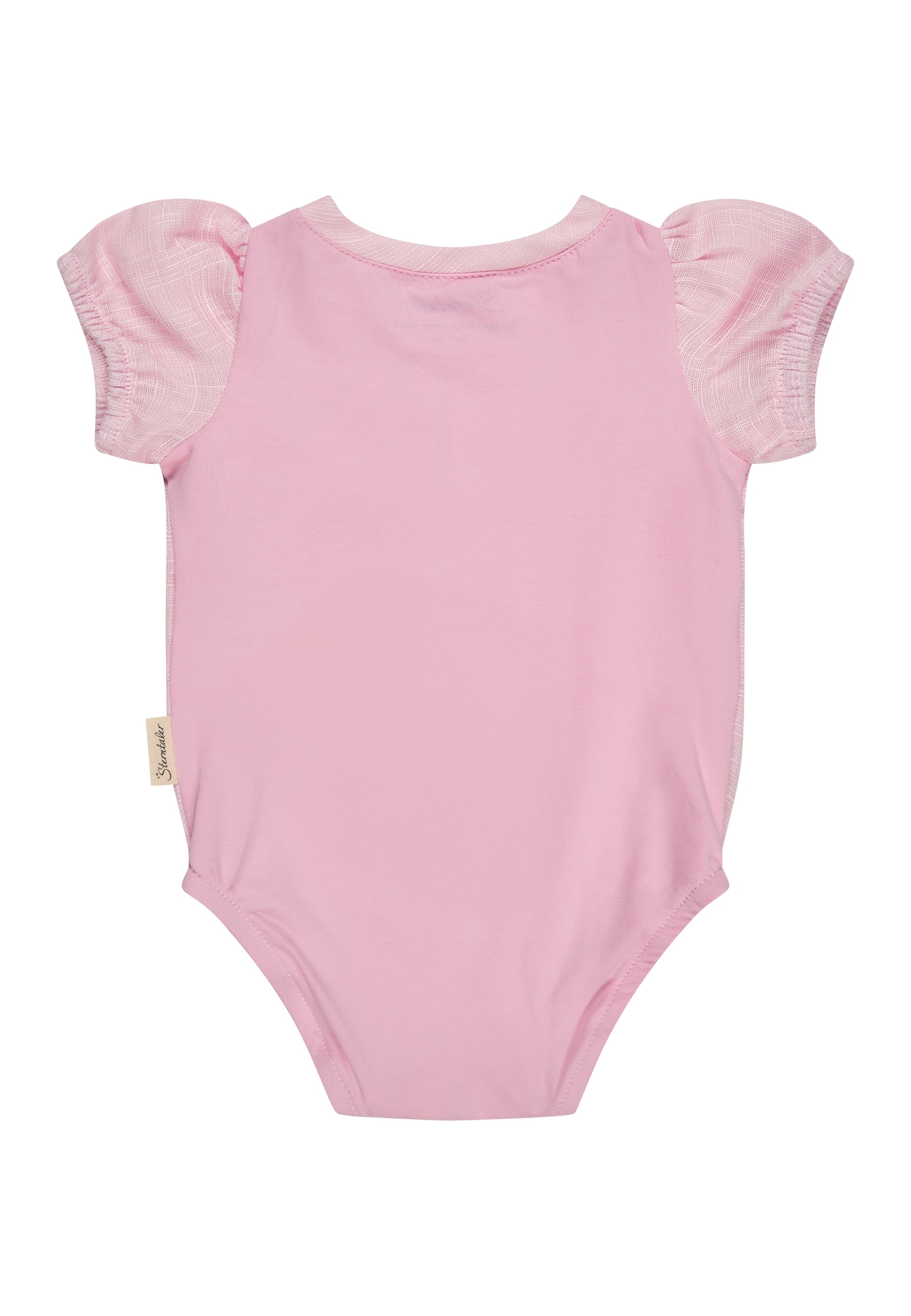 Sterntaler® Kurzarmbody »Kurzarm-Body Leinenoptik«
