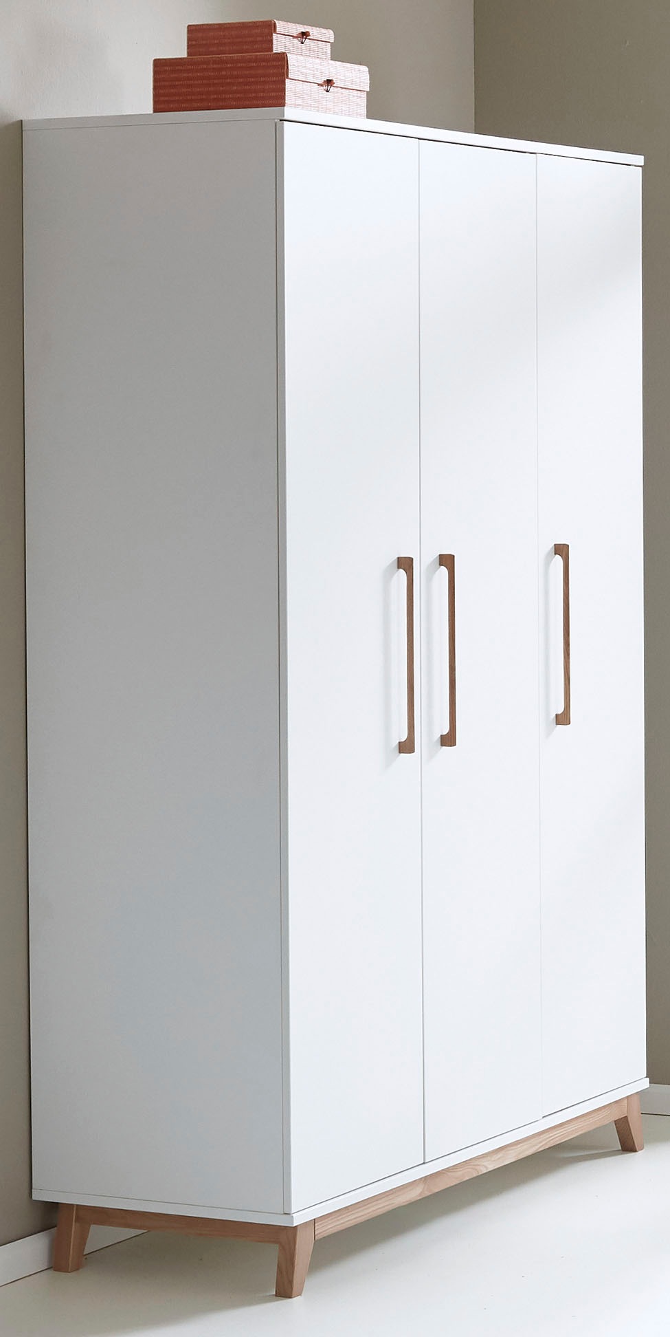 arthur berndt Babymöbel-Set »Babyzimmer Set »Lina« 3-teilig«, (Spar-Set, 3 tlg., Das Set besteht aus Kleiderschrank, Kinderbett und Wickelkommode)