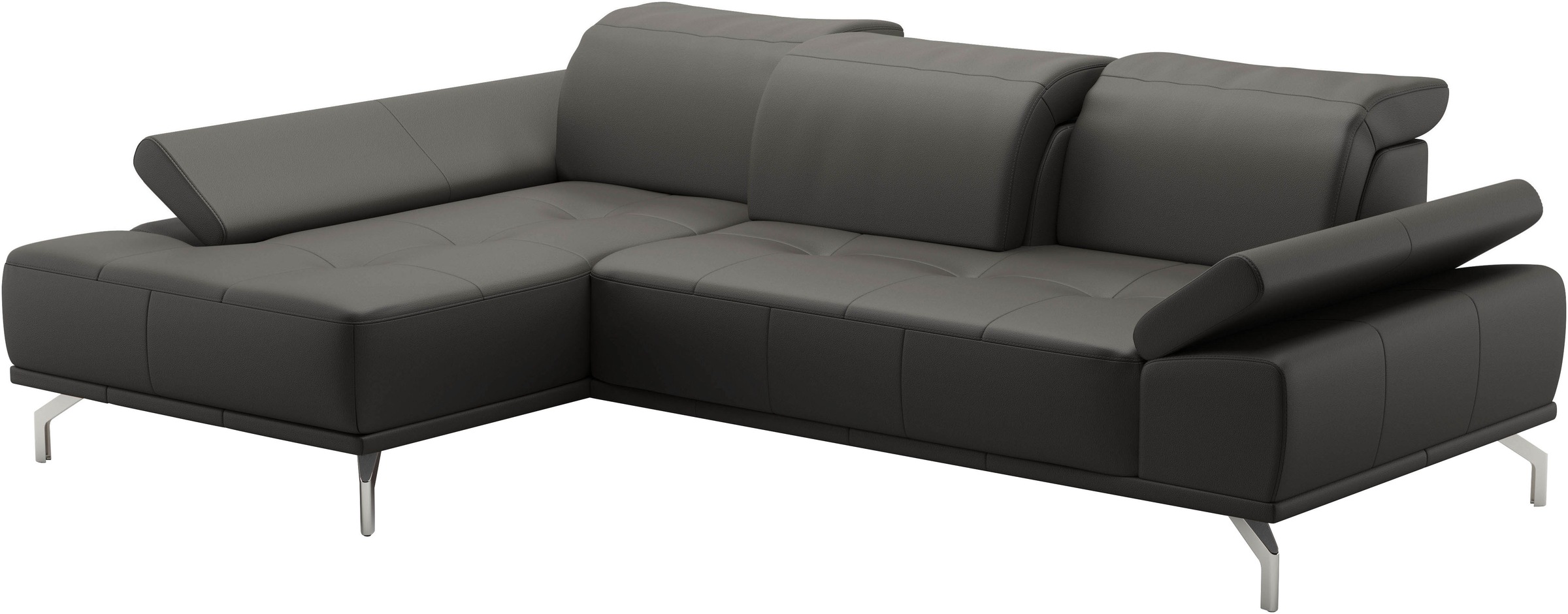 Places of Style Ecksofa »Caluna«, Inkl.Sitztiefenverstellung, wahlweise mit Kopf- und Armteilverstellung