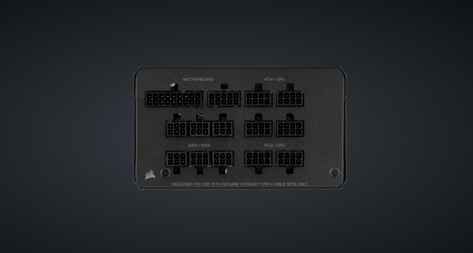Corsair PC-Netzteil »Series RM1000x, Fully Modular 80 Plus Gold 1000 Watt, EU Version«