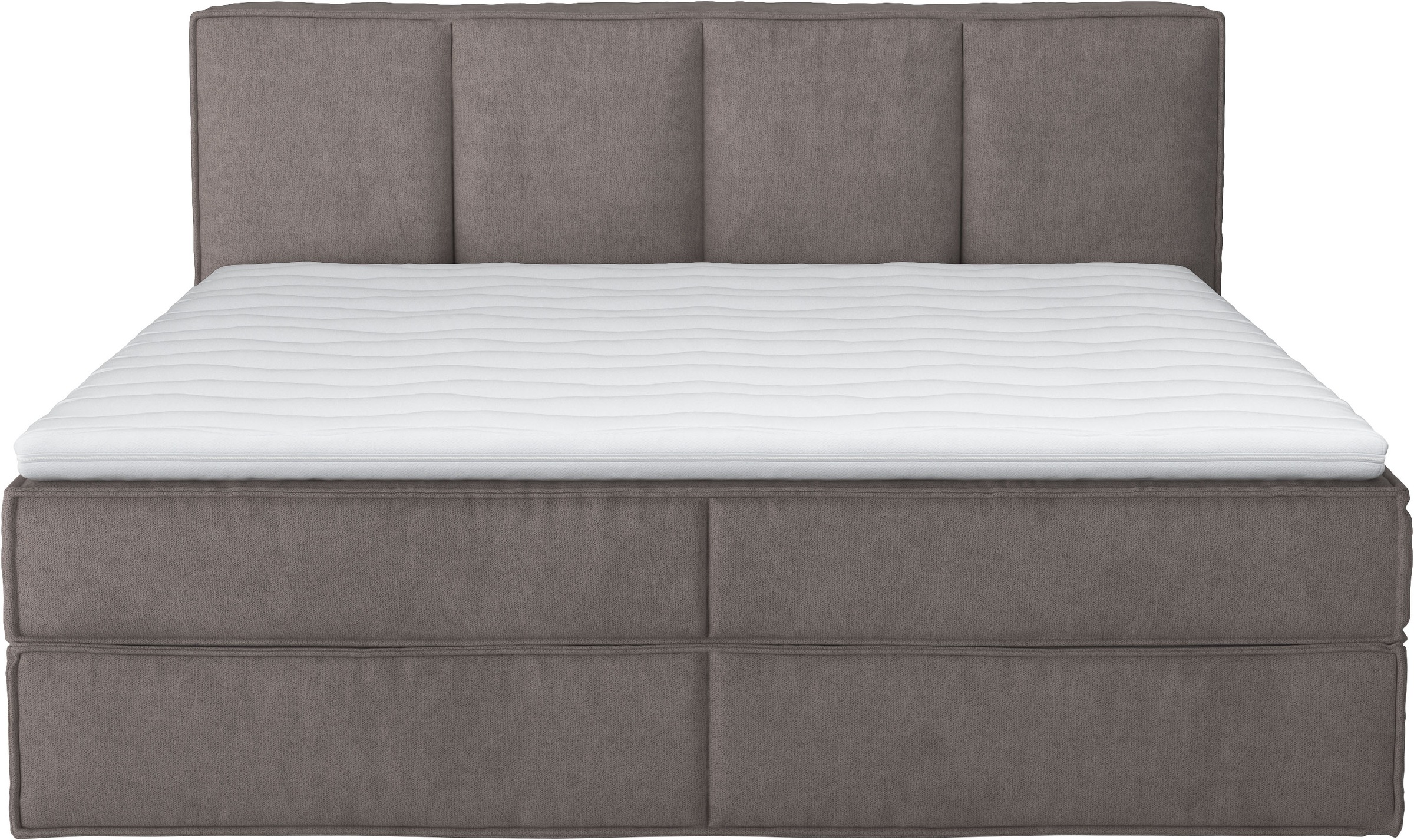 Home affaire Boxspringbett »Sacy«, Boxbett inkl. Topper, 2 Matratzen, Härtegrade H2, H3 und H4 wählbar
