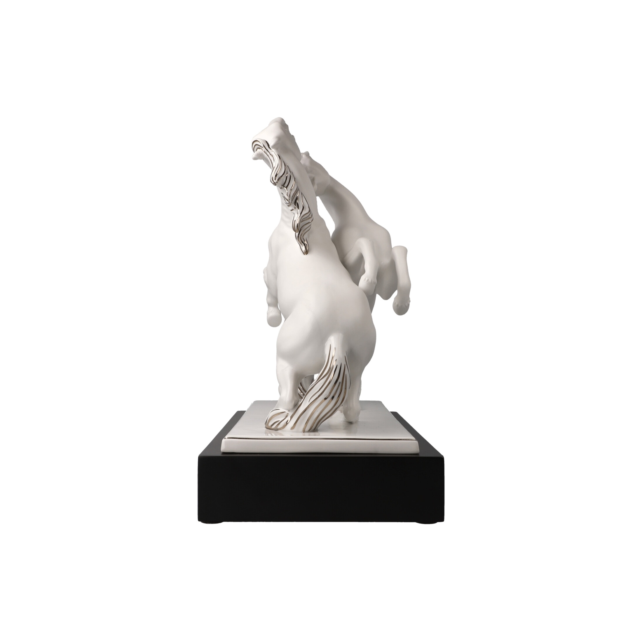 Goebel Dekofigur »Dekofigur Pferde Artiste er Alegria Studio 8 Chevaux 32 cm weiß-silber«