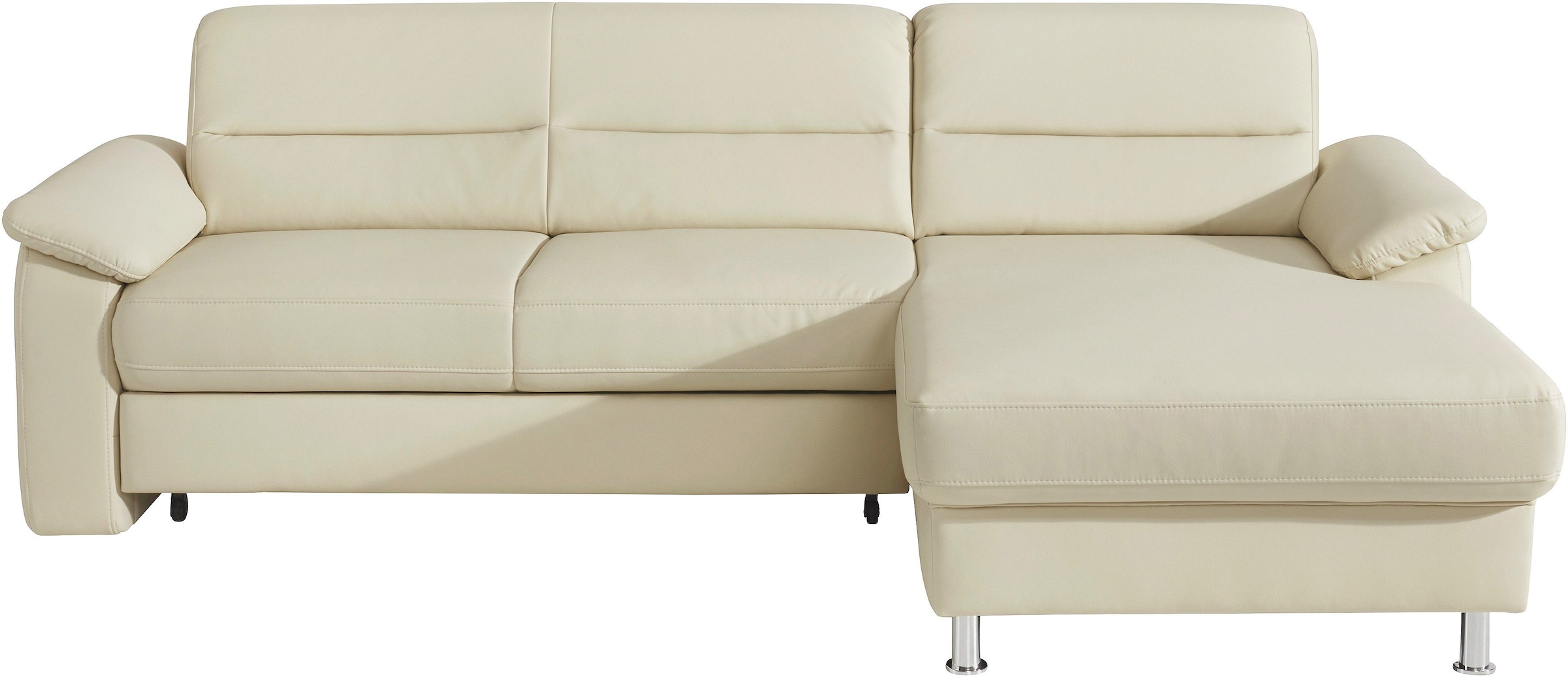 sit&more Ecksofa »Ascara L-Form«, inklusive Boxspring/Federkern-Polsterung, wahlweise mit Bettfunktion