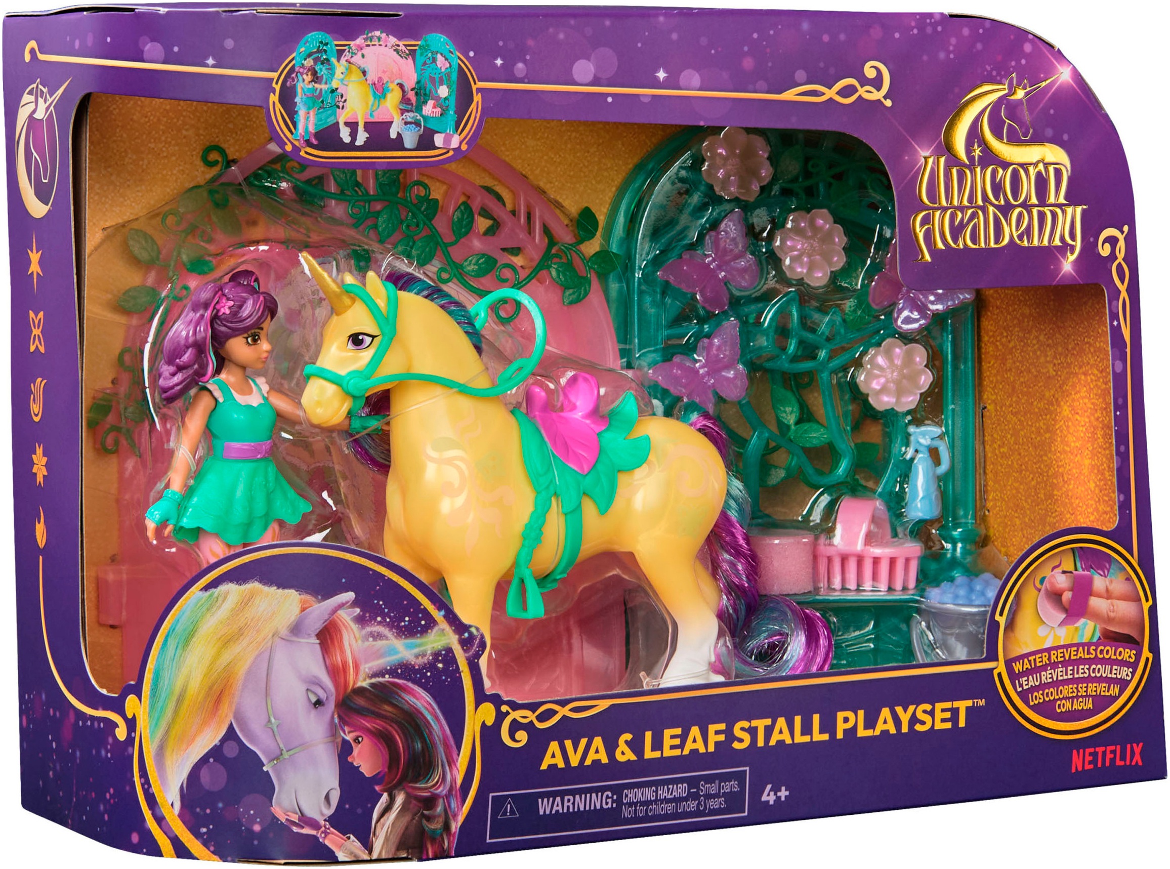 Spin Master Anziehpuppe »Unicorn Academy - Stall Spielset - Ava & Leaf«