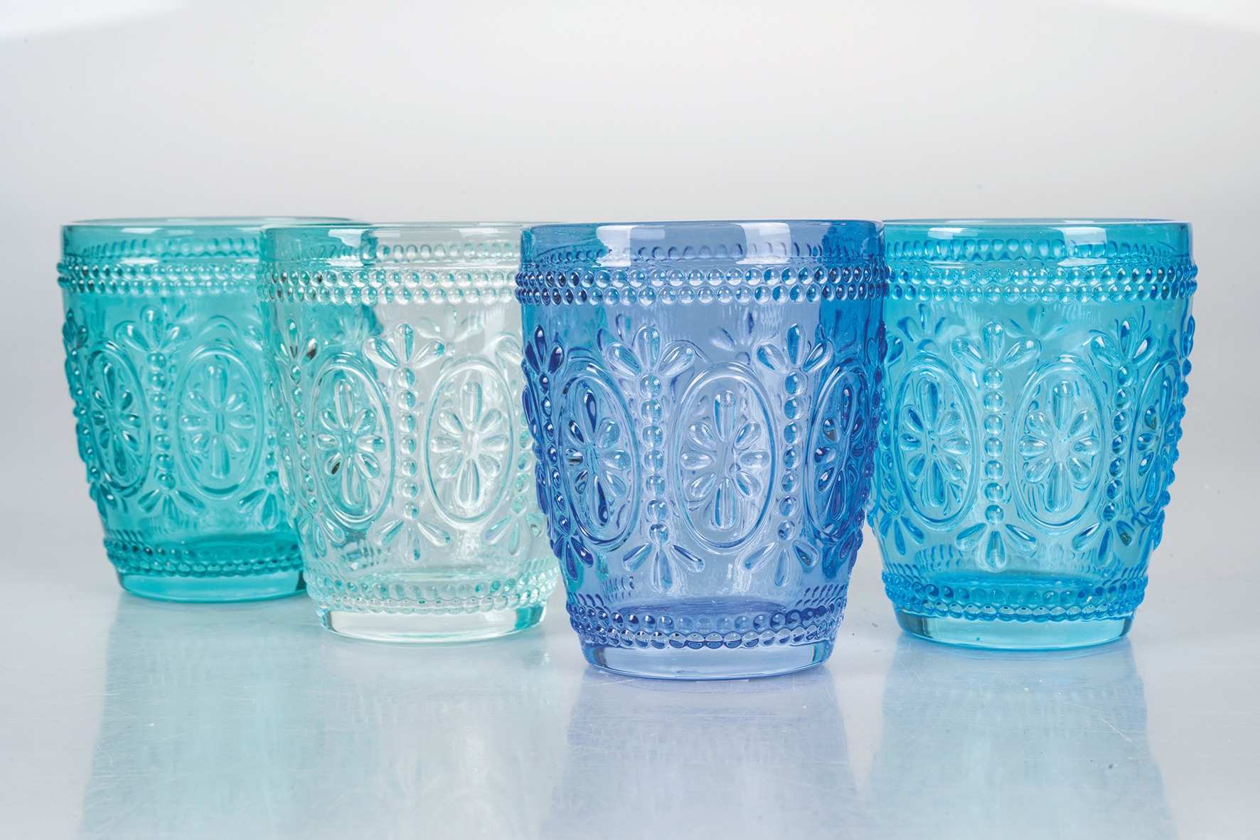 Villa d'Este Gläser-Set »Imperial Ocean«, (Set, 4 tlg.), Wassergläser-Set, 4-teilig, Inhalt 300 ml
