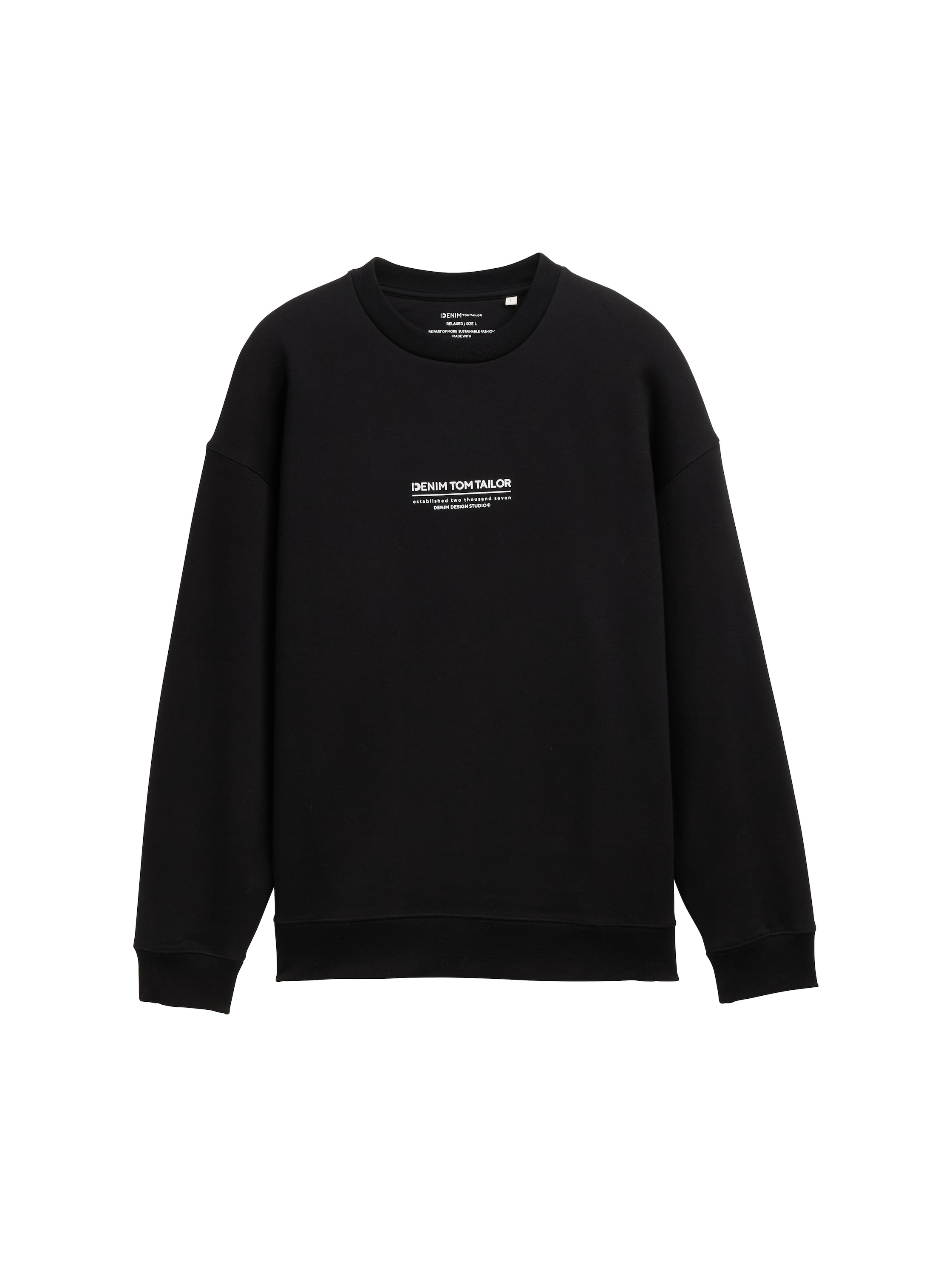 TOM TAILOR Denim Sweatshirt, mit Logo Print