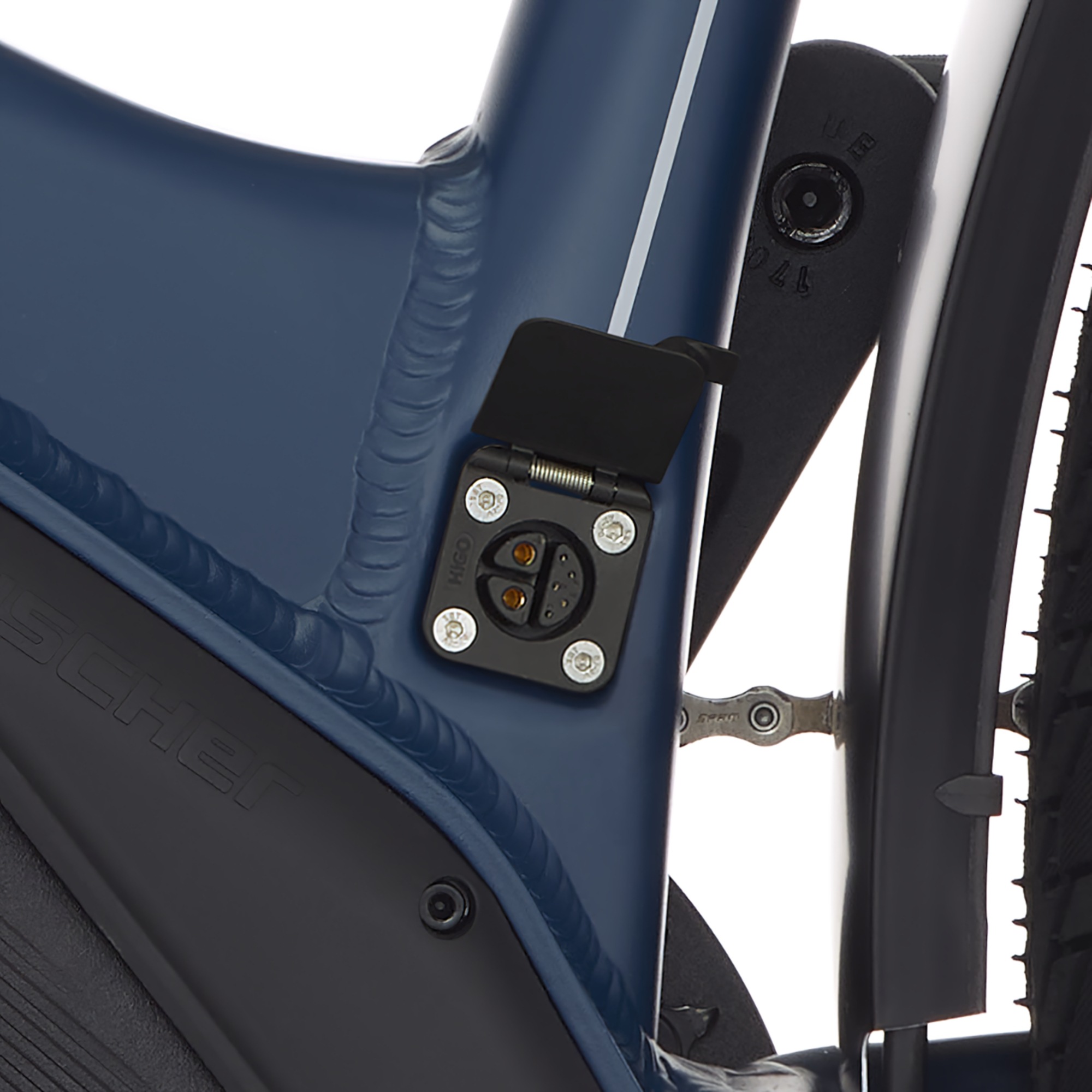 FISCHER Fahrrad E-Bike »VIATOR 8.0i Damen 43«, 12 Gang, SRAM, Eagle SX, Mittelmotor 250 W, (mit Faltschloss), Pedelec, Elektrofahrrad für Damen u. Herren