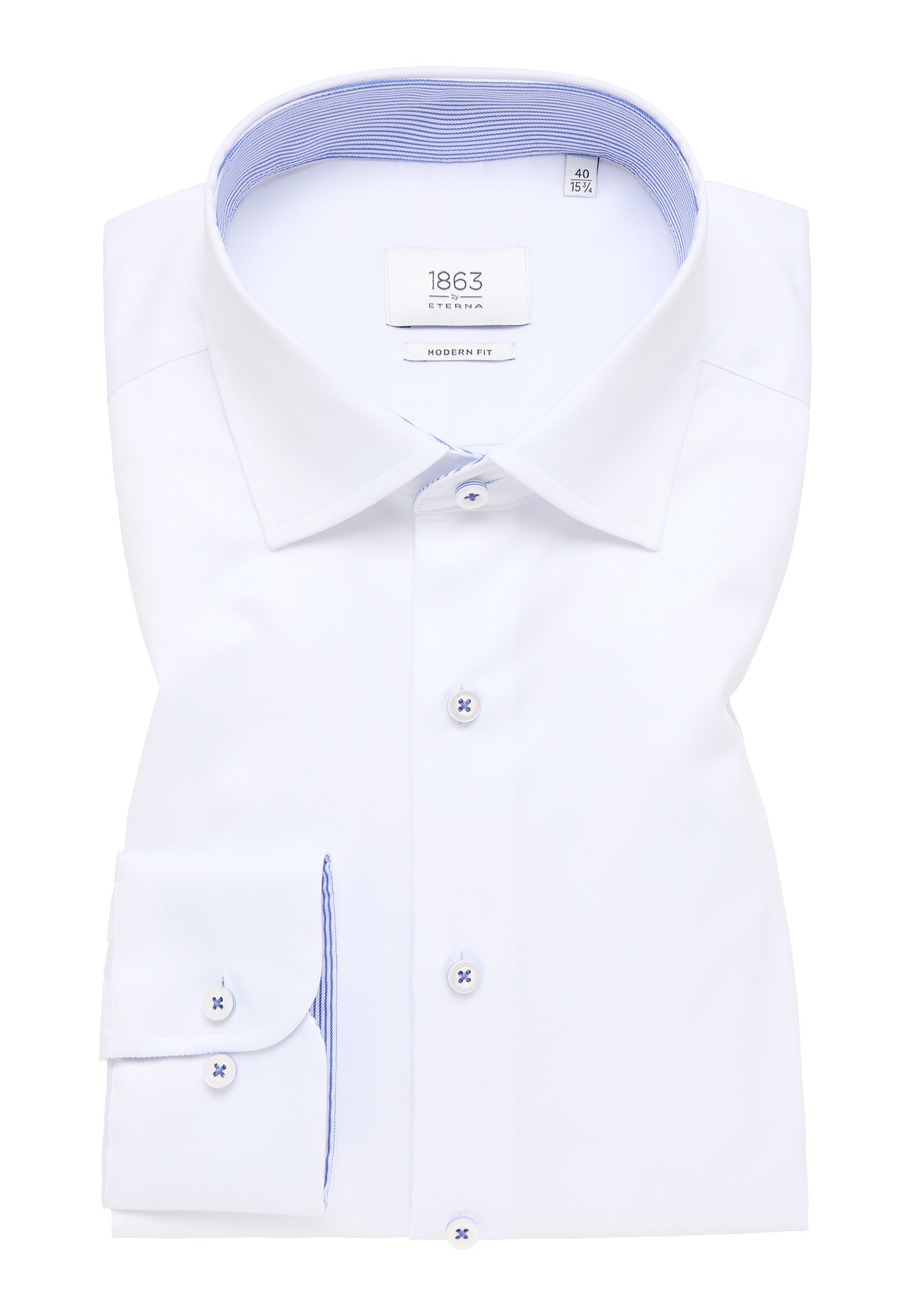 Eterna Langarmhemd »MODERN FIT« NON IRON (bügelfrei)