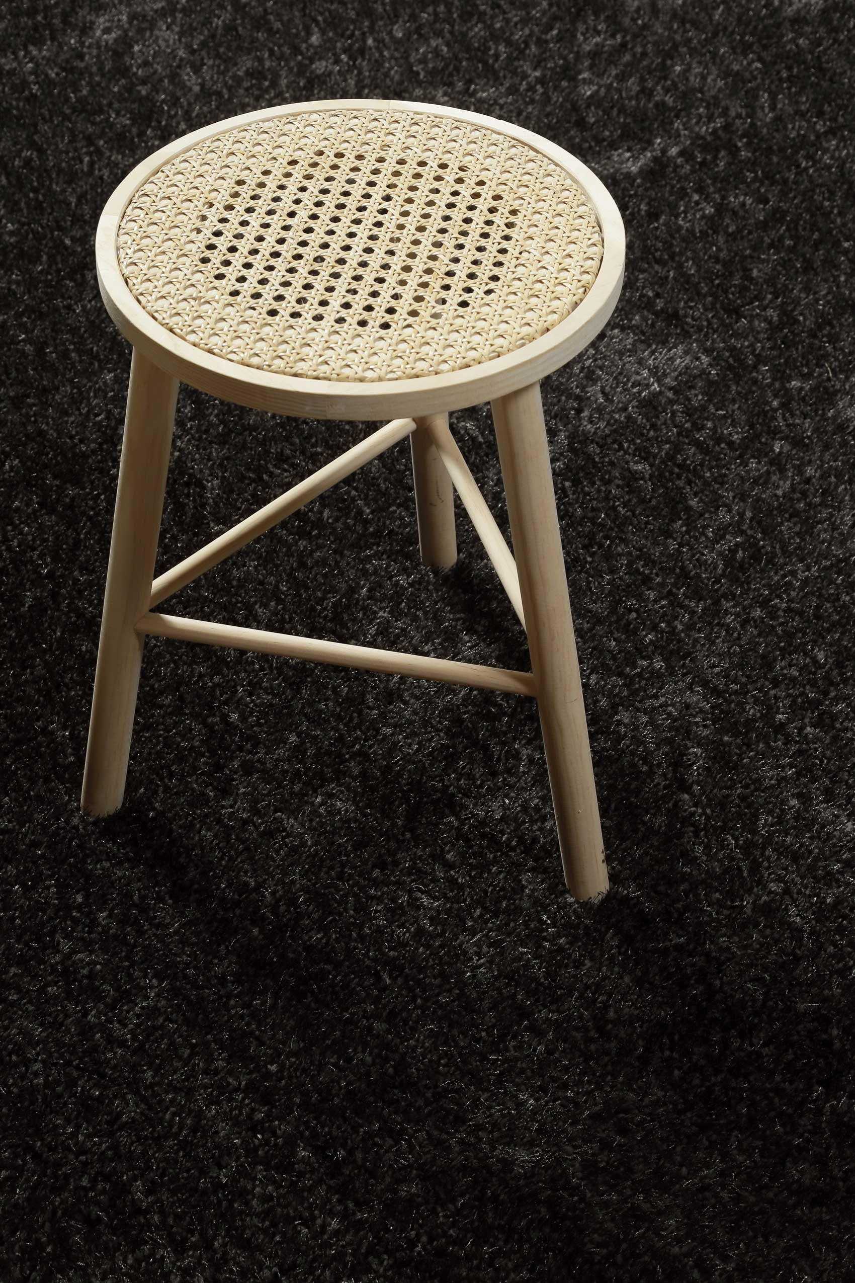 Homie Living Teppich »Flavio«, rund, 30 mm Höhe, Hochflor, gewebt, weich, uni, Wohnzimmer, Schlafzimmer, waschbar