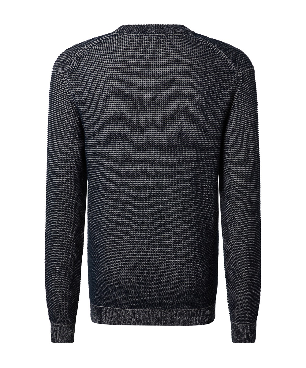 Pierre Cardin Rundhalspullover »Strick RH« Waffelmuster