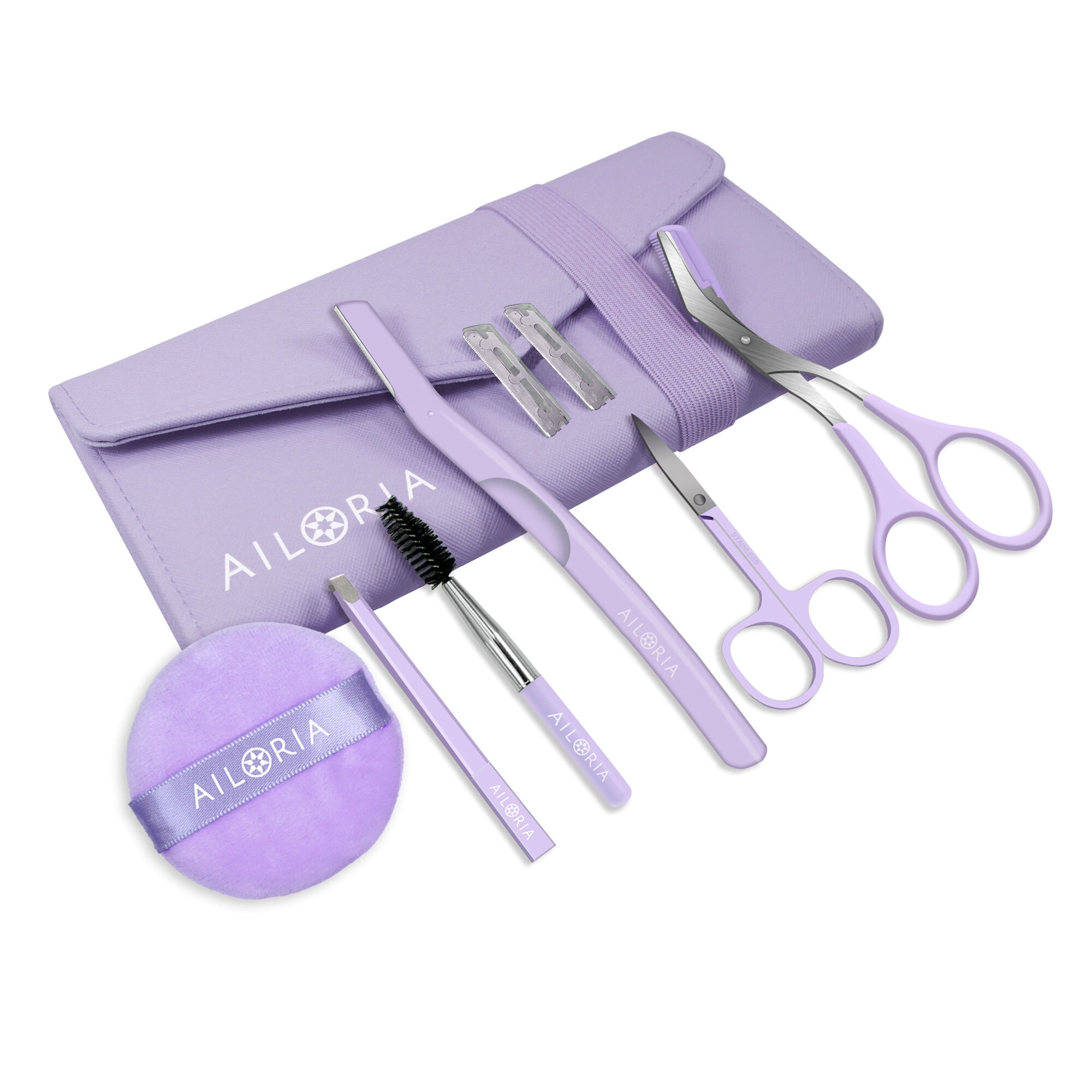 AILORIA Augenbrauenrasierer »Augenbrauen- und Gesichtspflege-Set VISAGIQUE«