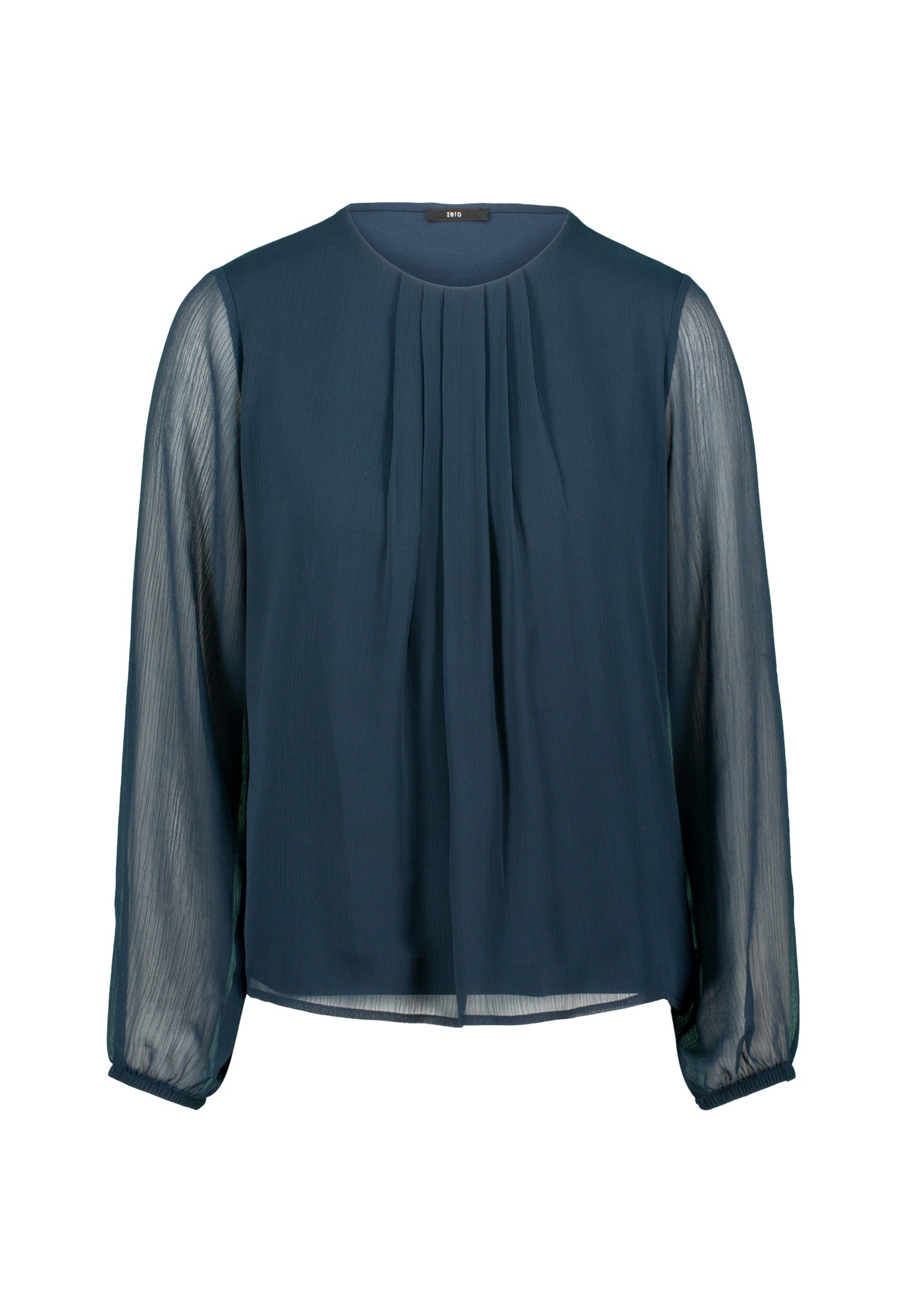 Zero Klassische Bluse »Blusenshirt mit transparenten Ärmeln«