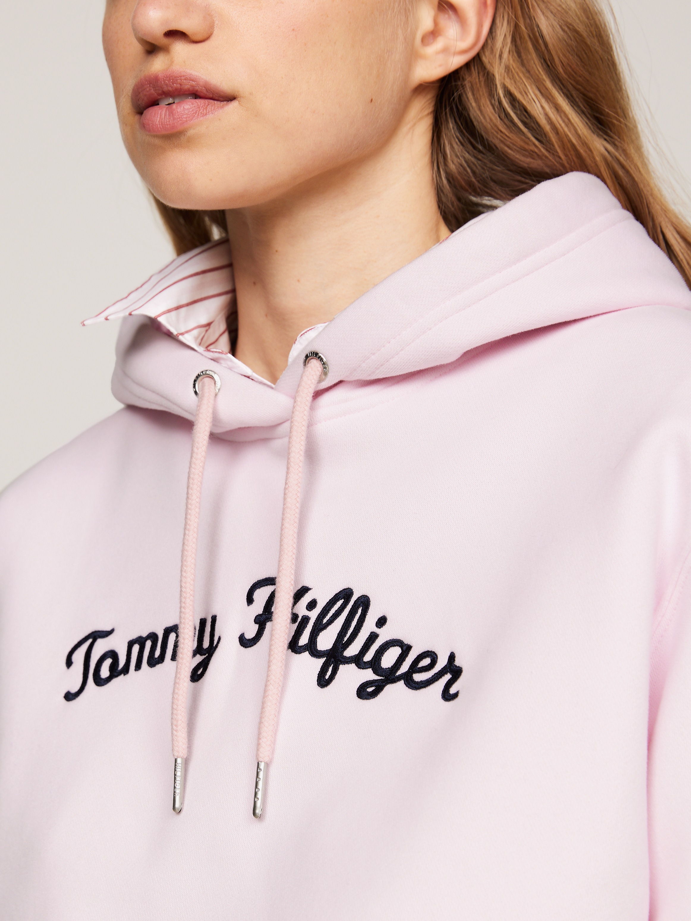 Tommy Hilfiger Kapuzensweatshirt »IM REG SCRIPT HILFIGER HOODIE«, mit Tommy Hilfiger Script Logo-Schriftzug