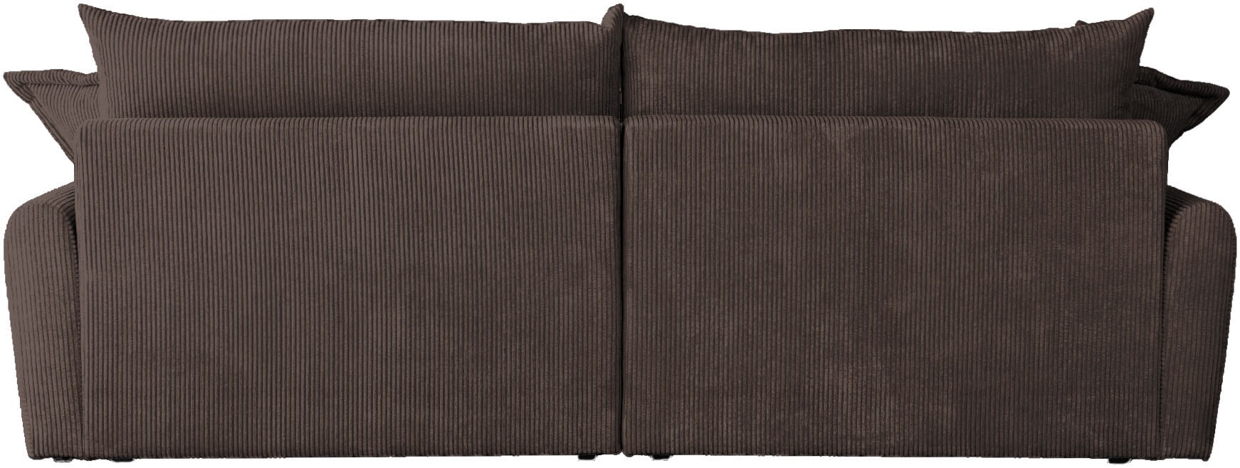 Home affaire Ecksofa »Finca XL L-Form, B: 190 cm« 4 Zierkissen, Mega-Sofa, in Cord oder Chenille-Struktur, Federkern
