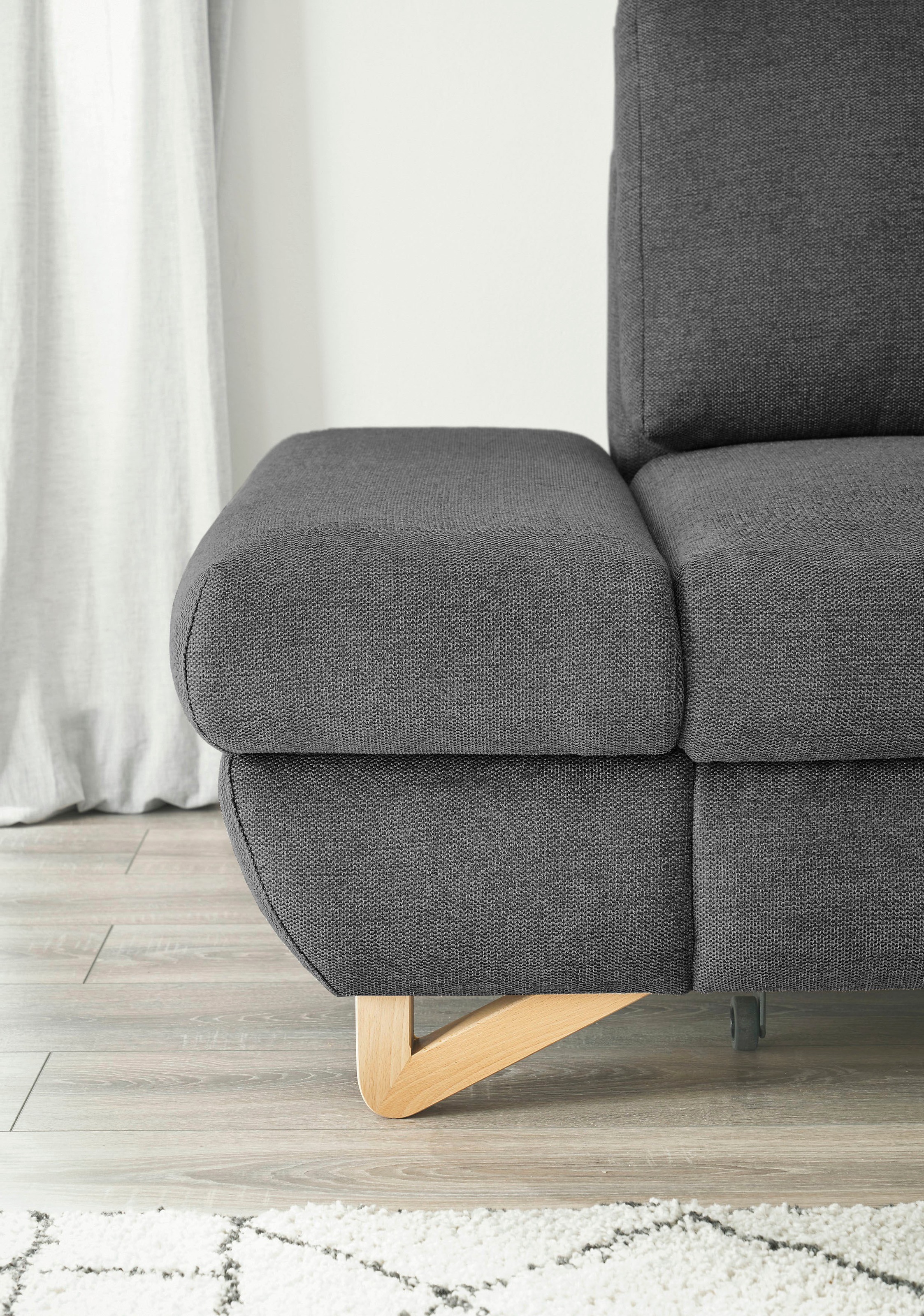 INOSIGN Ecksofa »City/Giron, L-Form,«, verstellbare Armlehnen mit Rasterfunktion
