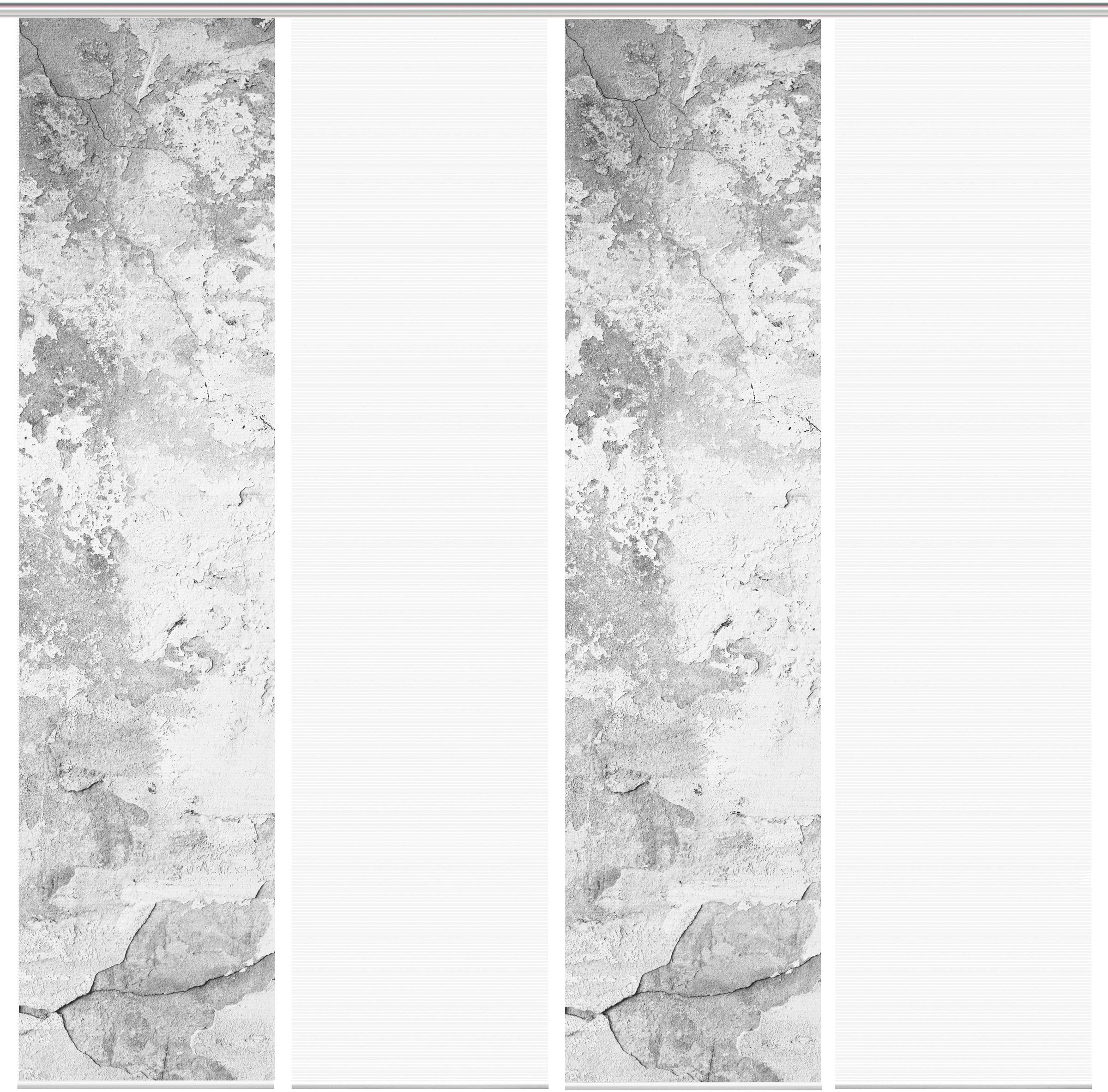 Vision S Schiebegardine »RAGUL 4er SET« Paneelwagen 4 Stk. tlg. Schiebevorhang Digidruck 4er Set RAGUL