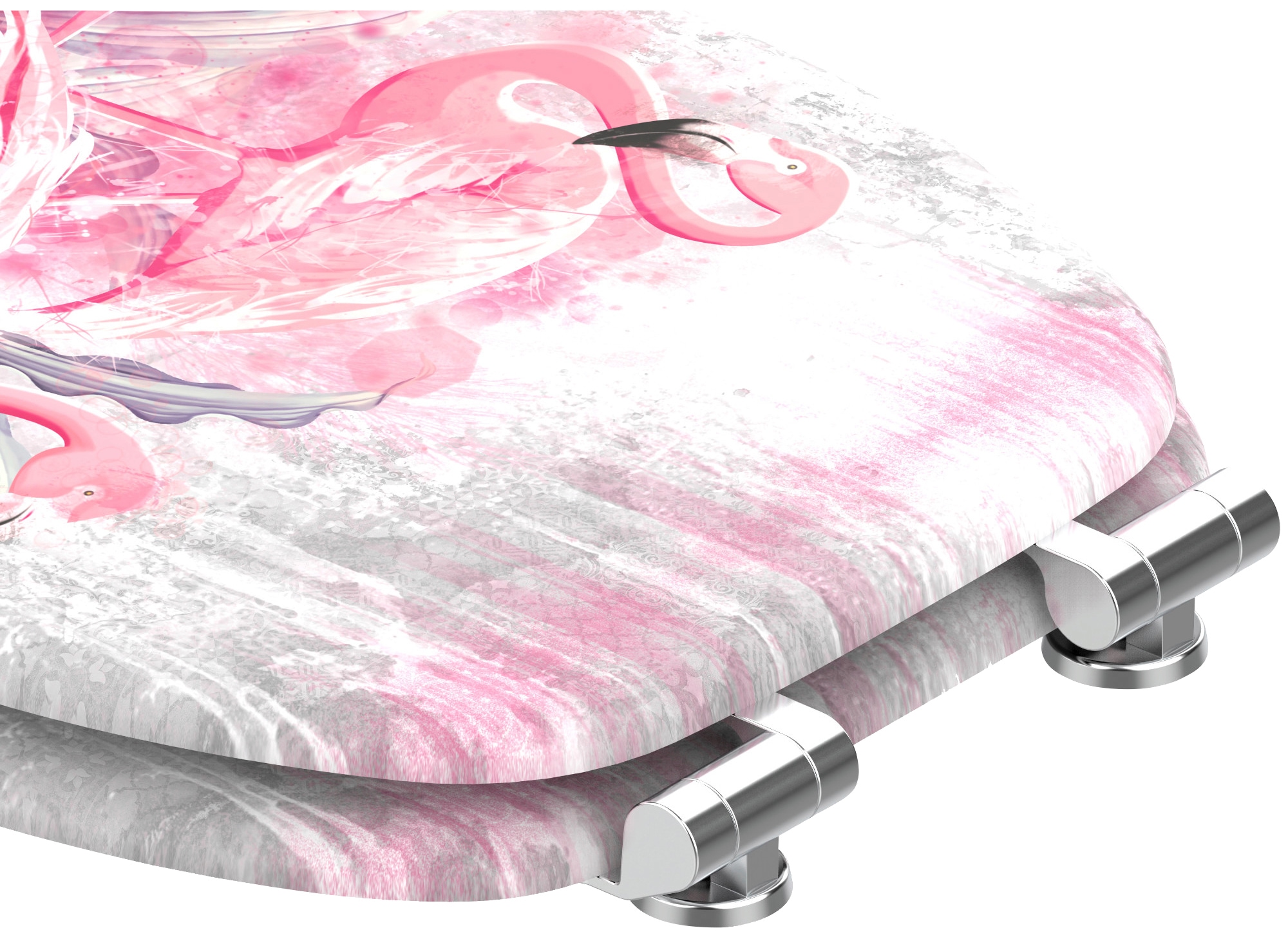 Sanilo WC-Sitz »Flamingo«, mit Absenkautomatik, BxL: 37,7 x 42,0 - 47,0 cm