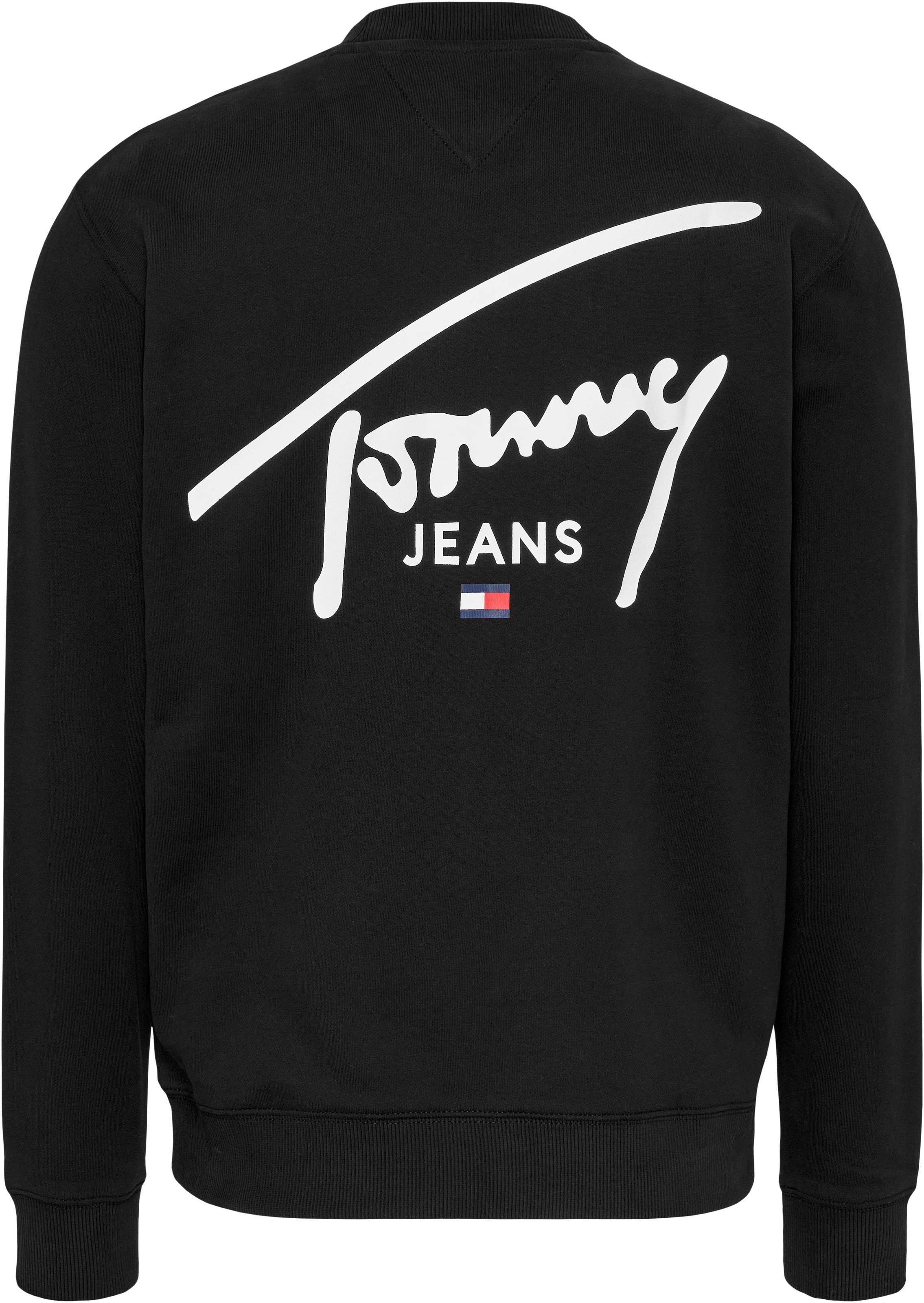 Tommy Jeans Plus Sweater »TJM REG ENTRY GRAPHIC CREW EXT«, Große Größen mit Logoschriftzug