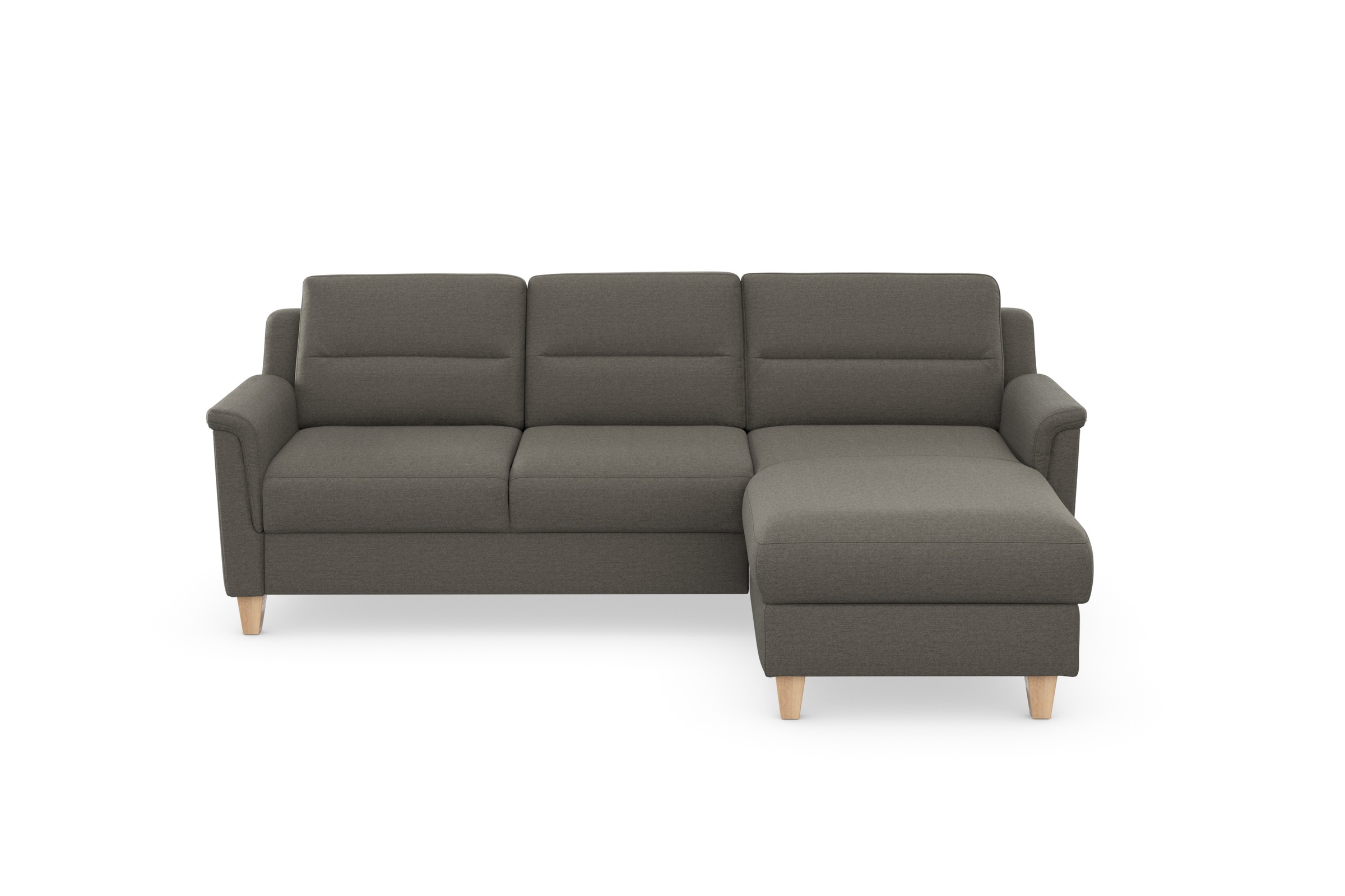 sit&more Ecksofa »Farö L-Form«, inklusive Federkern, wahlweise mit Bettfunktion und Bettkasten