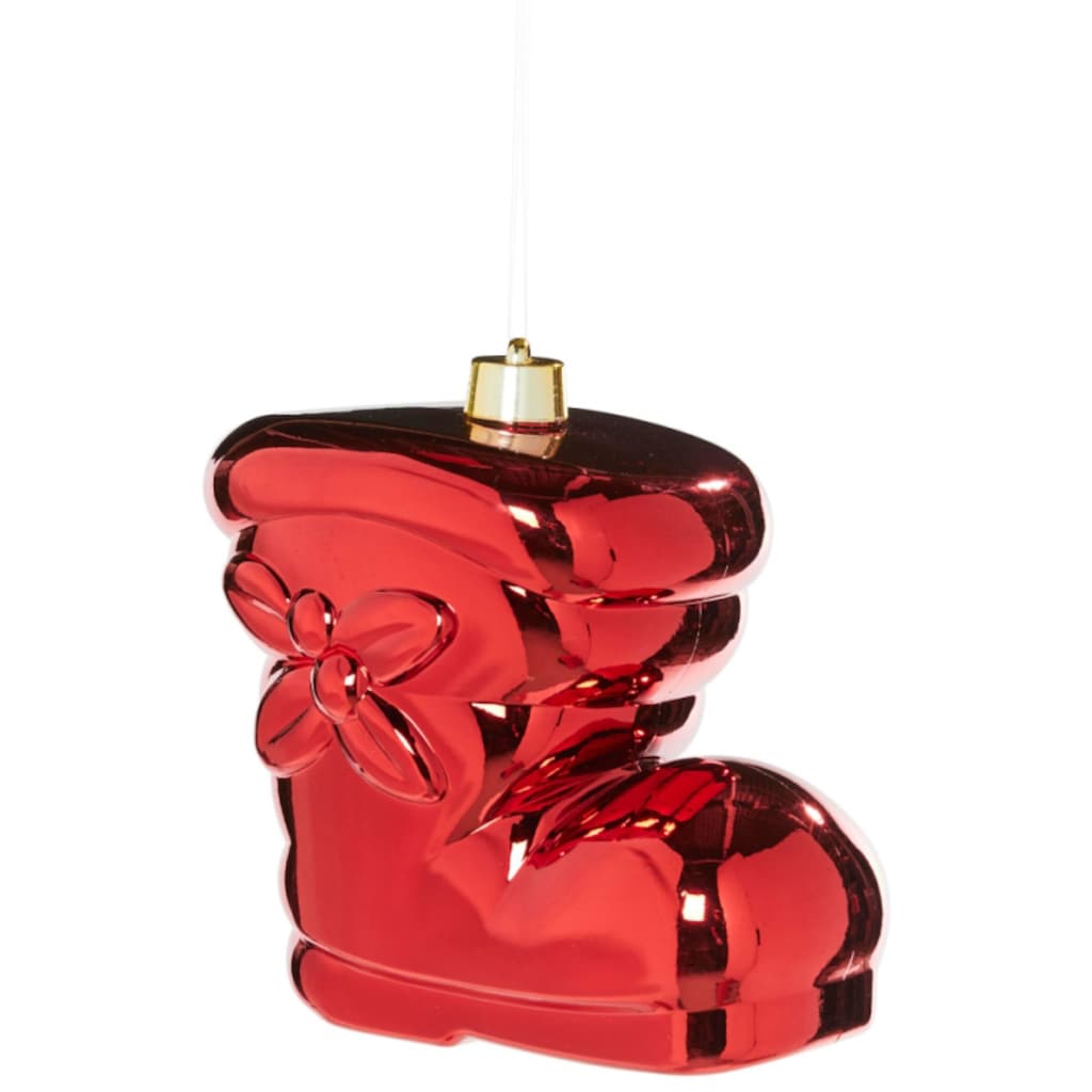 Schneider Christbaumschmuck »XXL - Weihnachtsstiefel, Weihnachtsdeko rot aussen, Christbaumschmuck«, (1 tlg.)