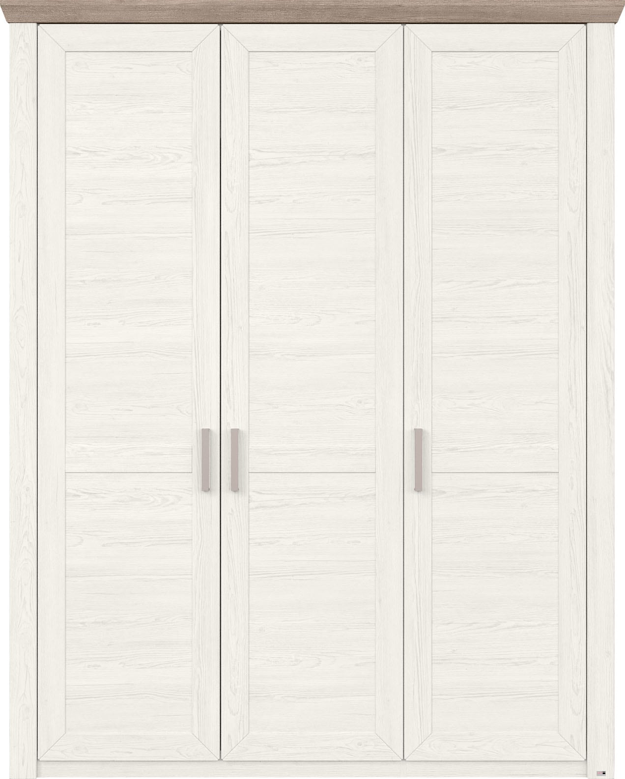 set one by Musterring Kleiderschrank »York Schlafen« 1 Stk. tlg. mit Holztüren und Kranz in Eiche, versch. Breiten, Höhe 207 x T60cm