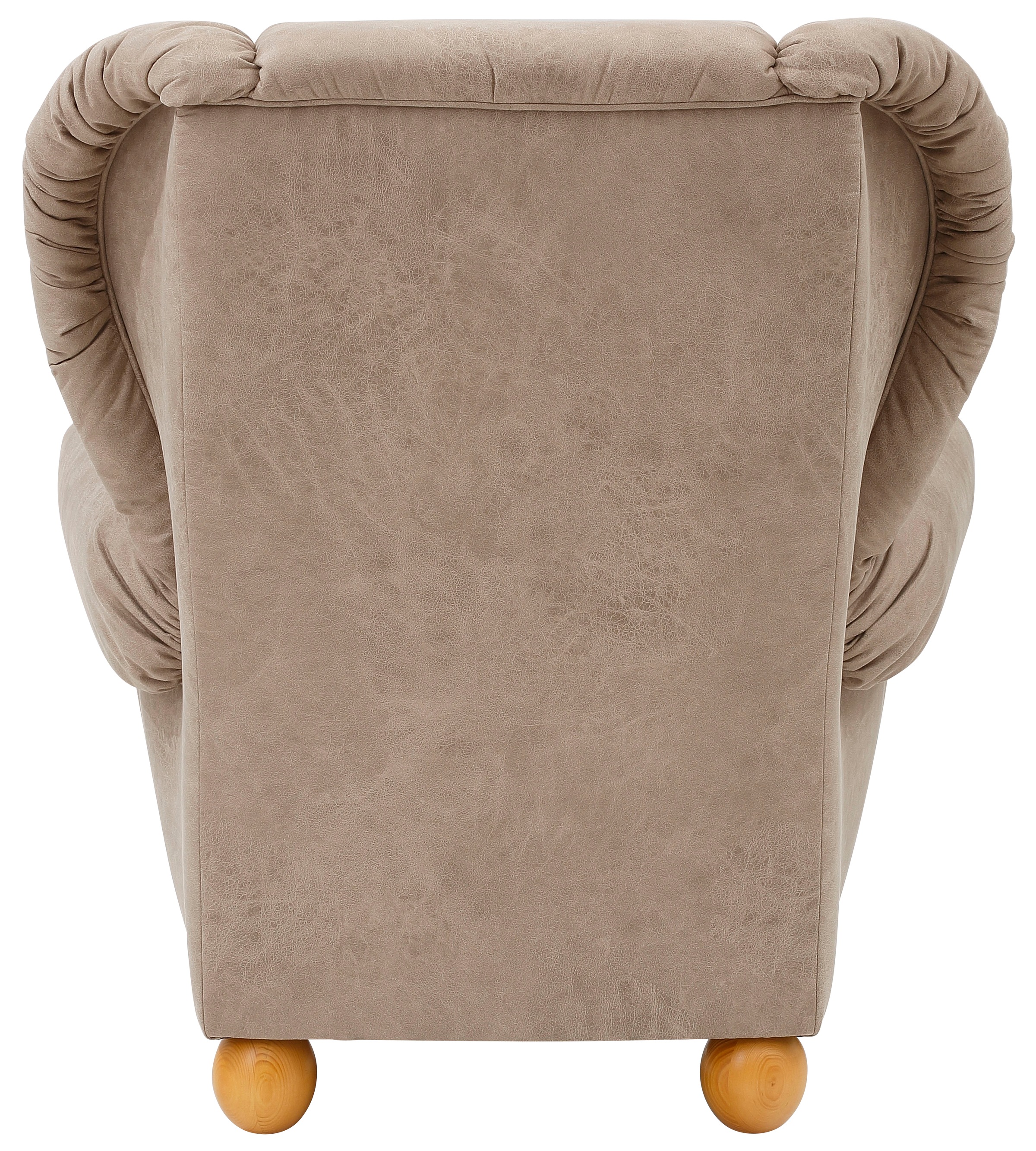 Home affaire Loungesessel »Milano Vintage, Hochlehnsessel, Ohrensessel«, hoher Sitzkomfort mit hoher Rückenlehne, incl. Zierkissen