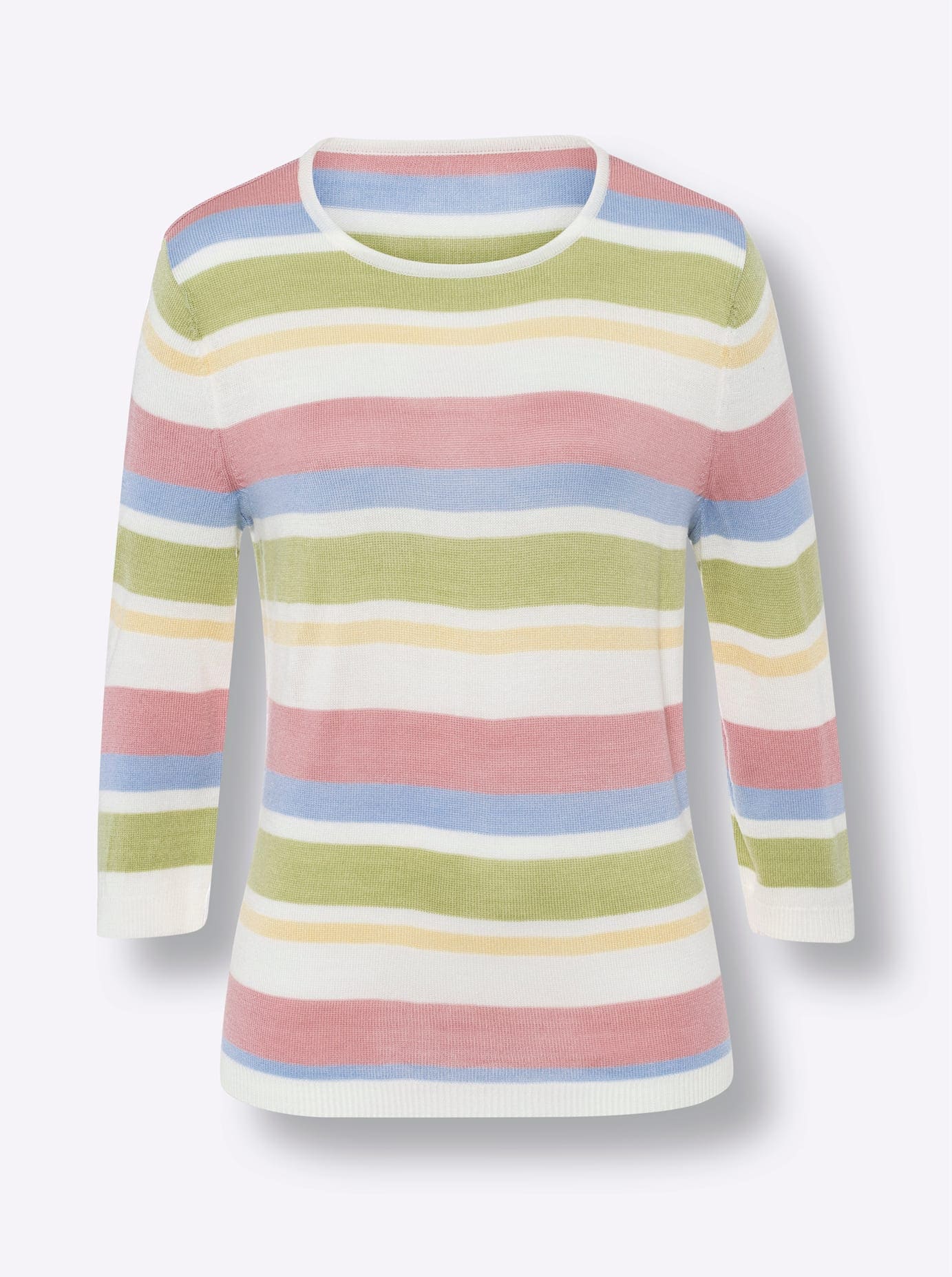 Classic Basics Rundhalspullover »3/4-Arm-Pullover«