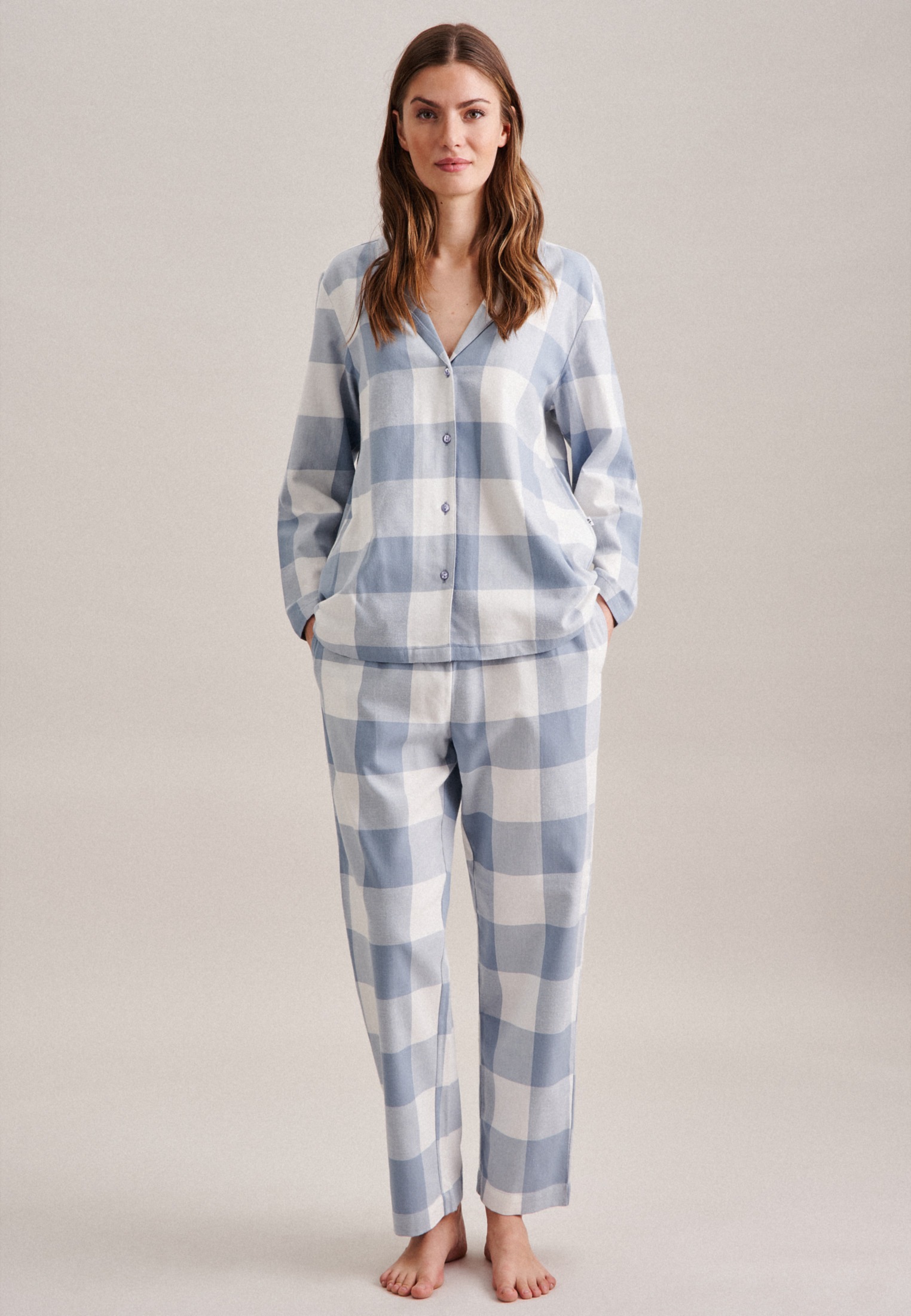 seidensticker Pyjama »Schwarze Rose«