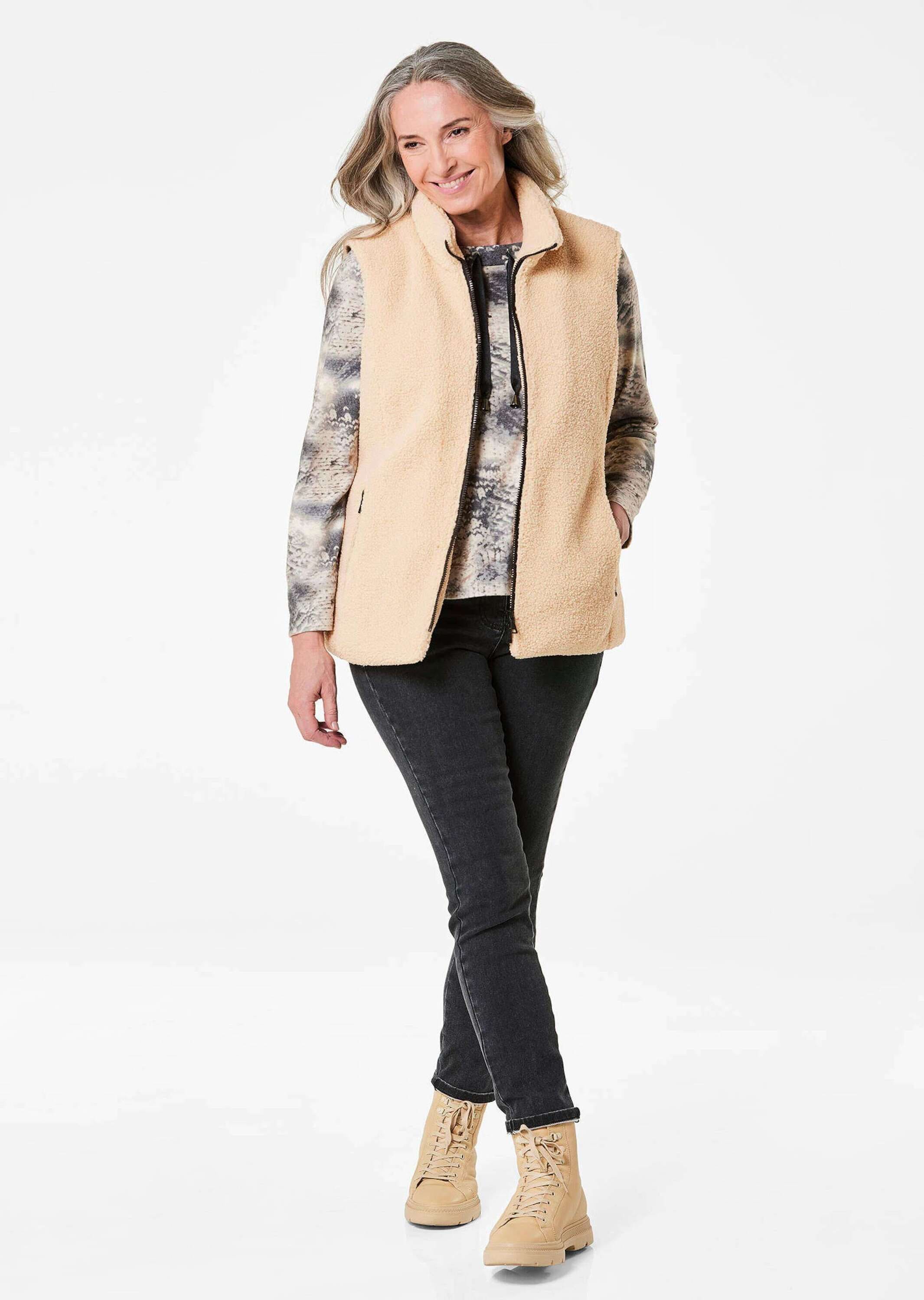 GOLDNER Kurzweste »Kurzgröße Teddy-Weste«