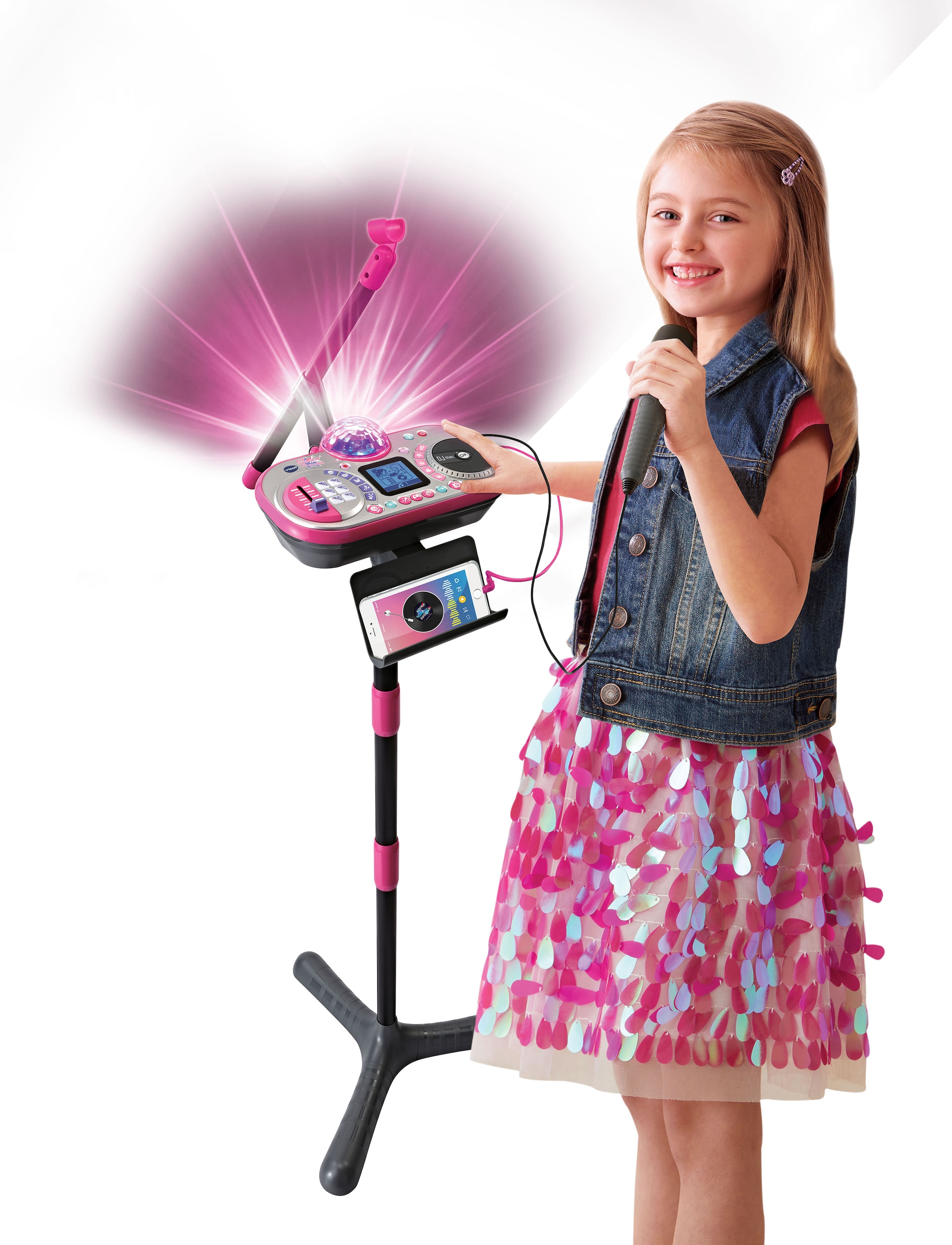 Vtech® Mikrofon »Kiditronics, Kidi Super Star DJ Studio, pink«