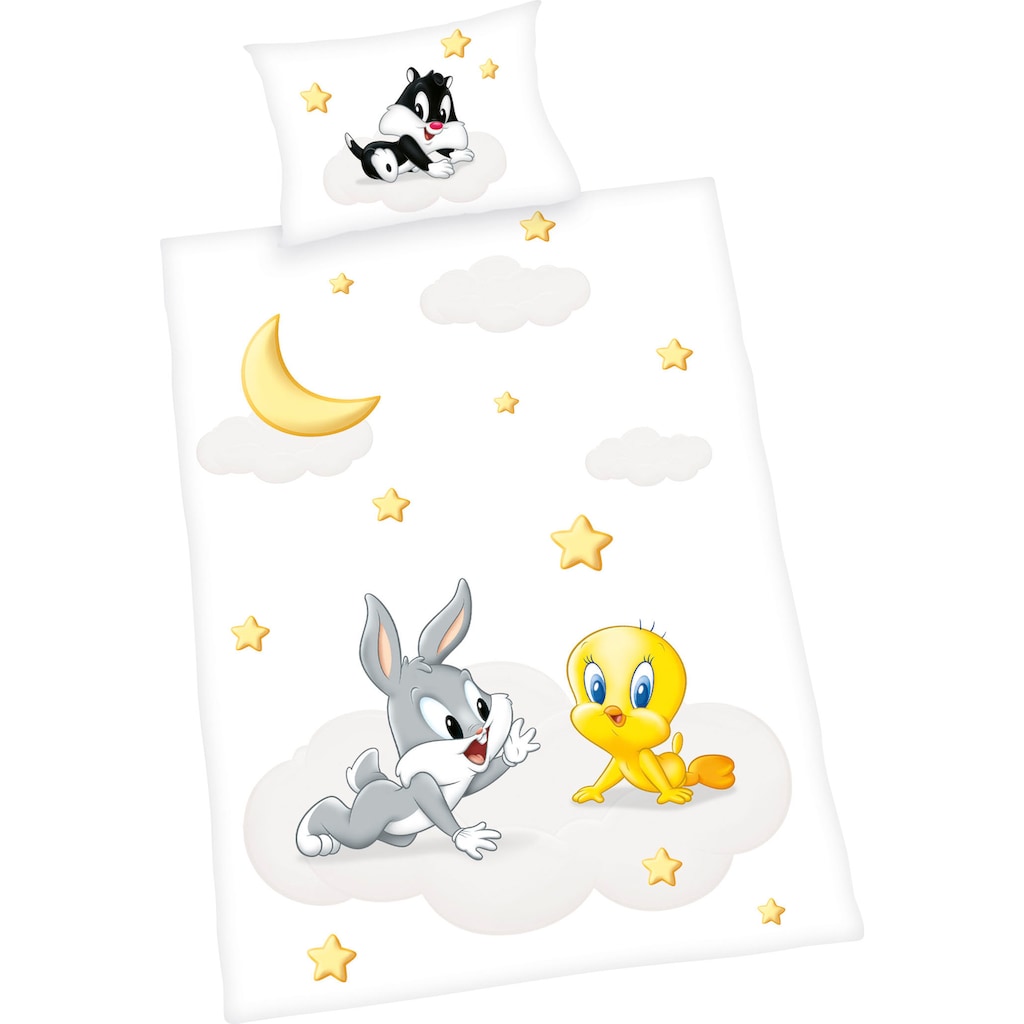 LOONEY TUNES Babybettwäsche »Looney Tunes«, (2 tlg.)