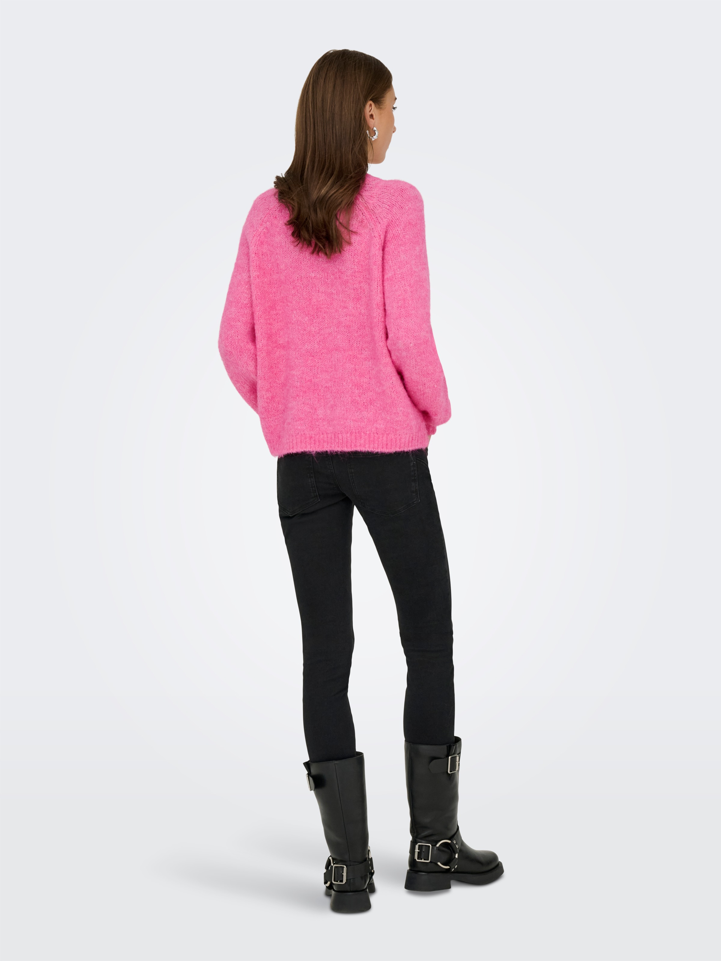 JDY Stehkragenpullover »JDYZOEY LIFE L/S HN RAGLAN PUL KNT NOOS«