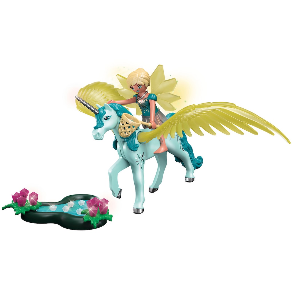 Playmobil® Konstruktions-Spielset »Crystal Fairy mit Einhorn (70809), Adventures of Ayuma«, (30 St.)