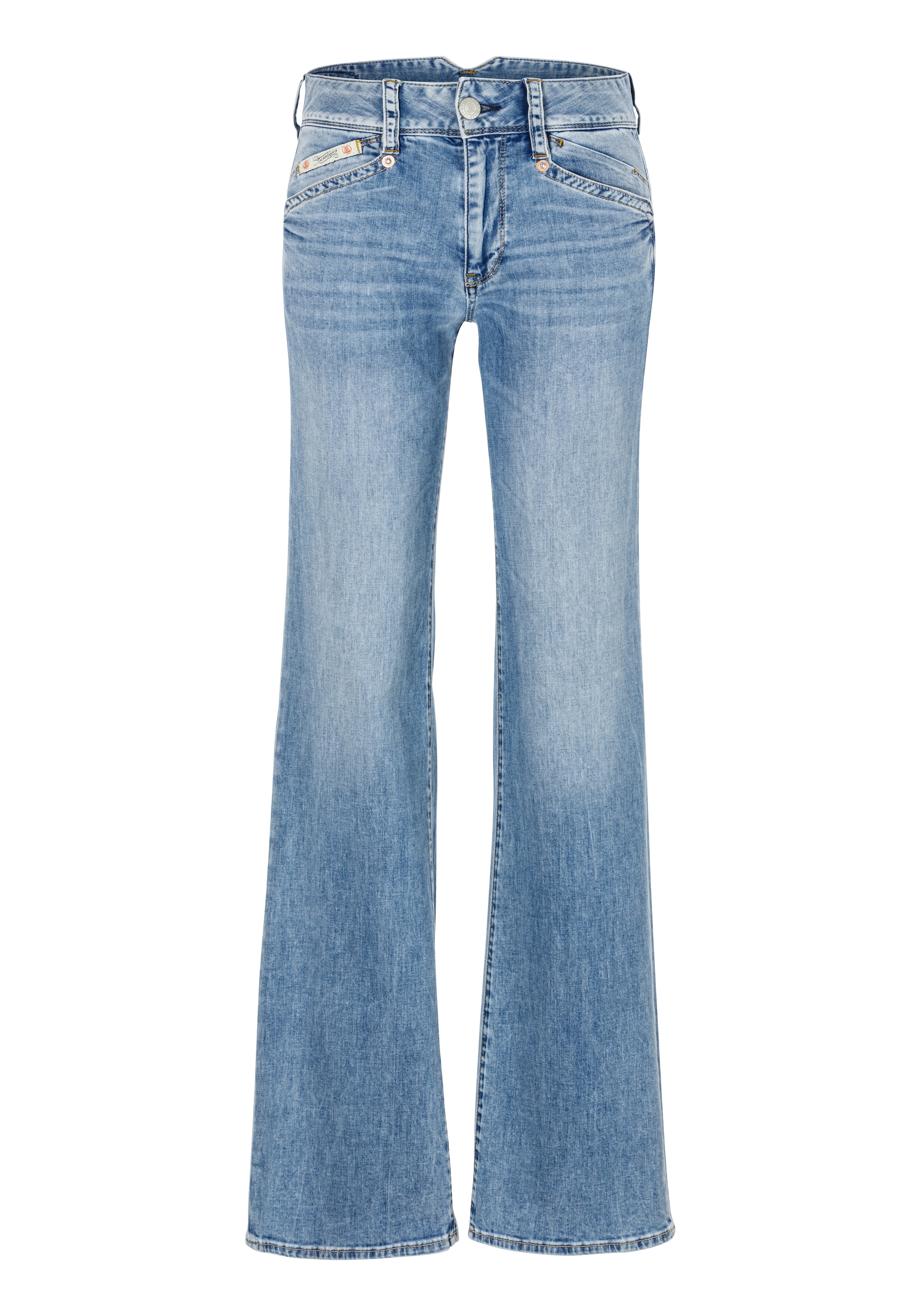 Herrlicher Bootcut-Jeans »Prime New Recycled Denim Light«, mit Stretch