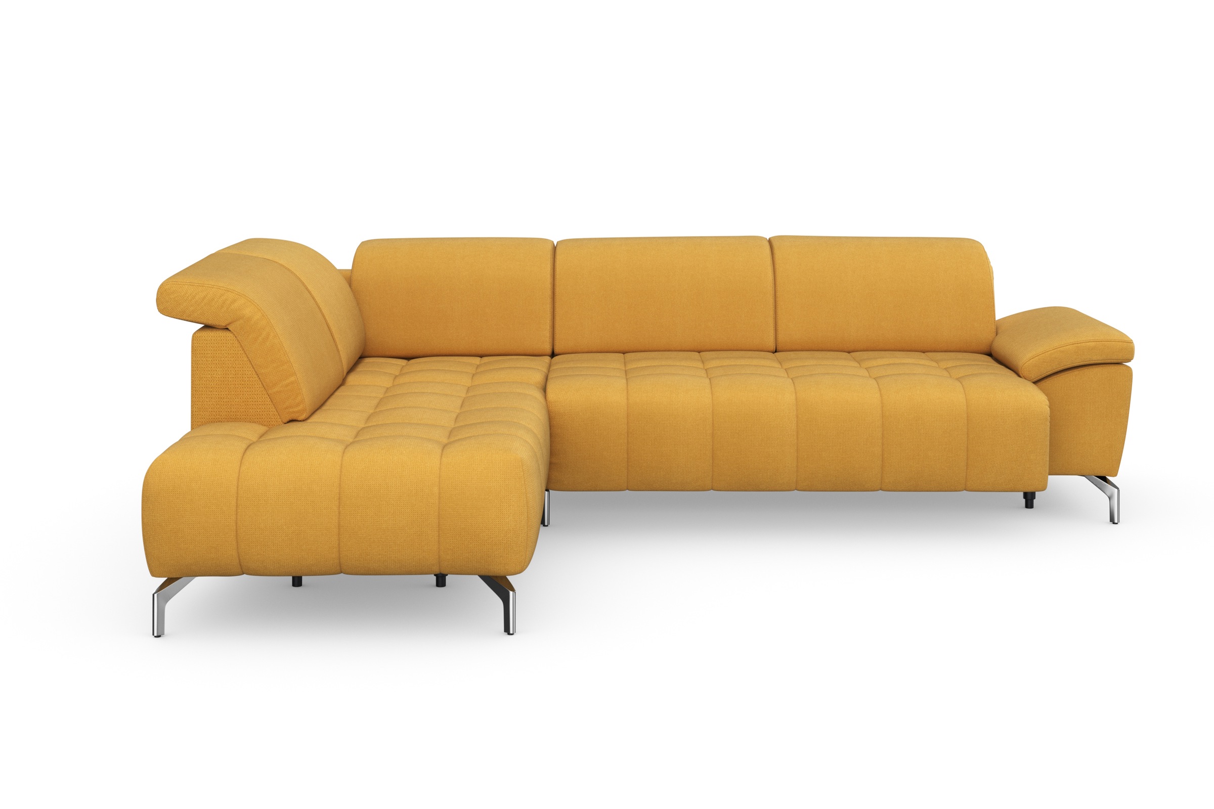 sit&more Ecksofa »Cool L-Form«, wahlweise mit Kopfteilverstellung und Vorziehsitz, motorisch