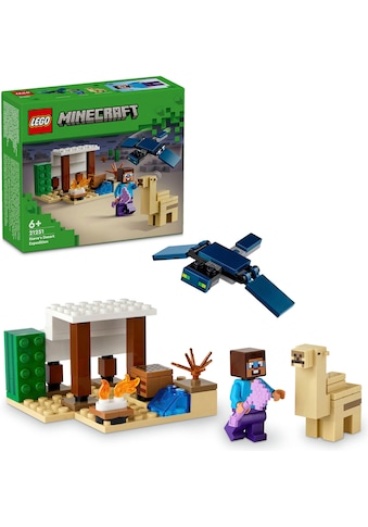 Konstruktionsspielsteine »Steves Wüstenexpedition (21251), LEGO Minecraft«, (75 St.)