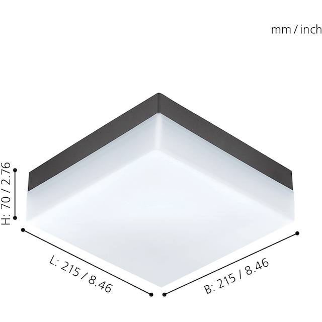 EGLO LED Außen-Deckenleuchte »SONELLA«, 1 flammig-flammig, LED tauschbar  online kaufen | mit 3 Jahren XXL Garantie