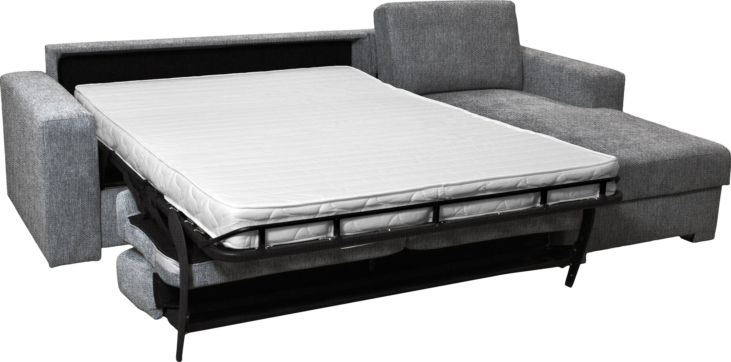 Home affaire Ecksofa »Roma "M" Matratzenhöhe 14 cm, Dauerschlaffunktion, mit Unterfederung,«, Liegemaße ca 143x198 cm, L-Form