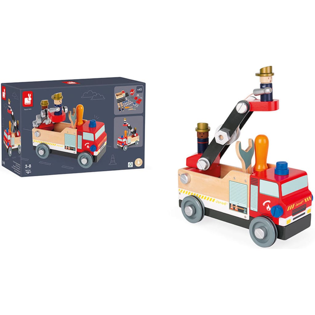 Janod Spielzeug-Feuerwehr »Brico Kids«, FSC®- schützt Wald - weltweit