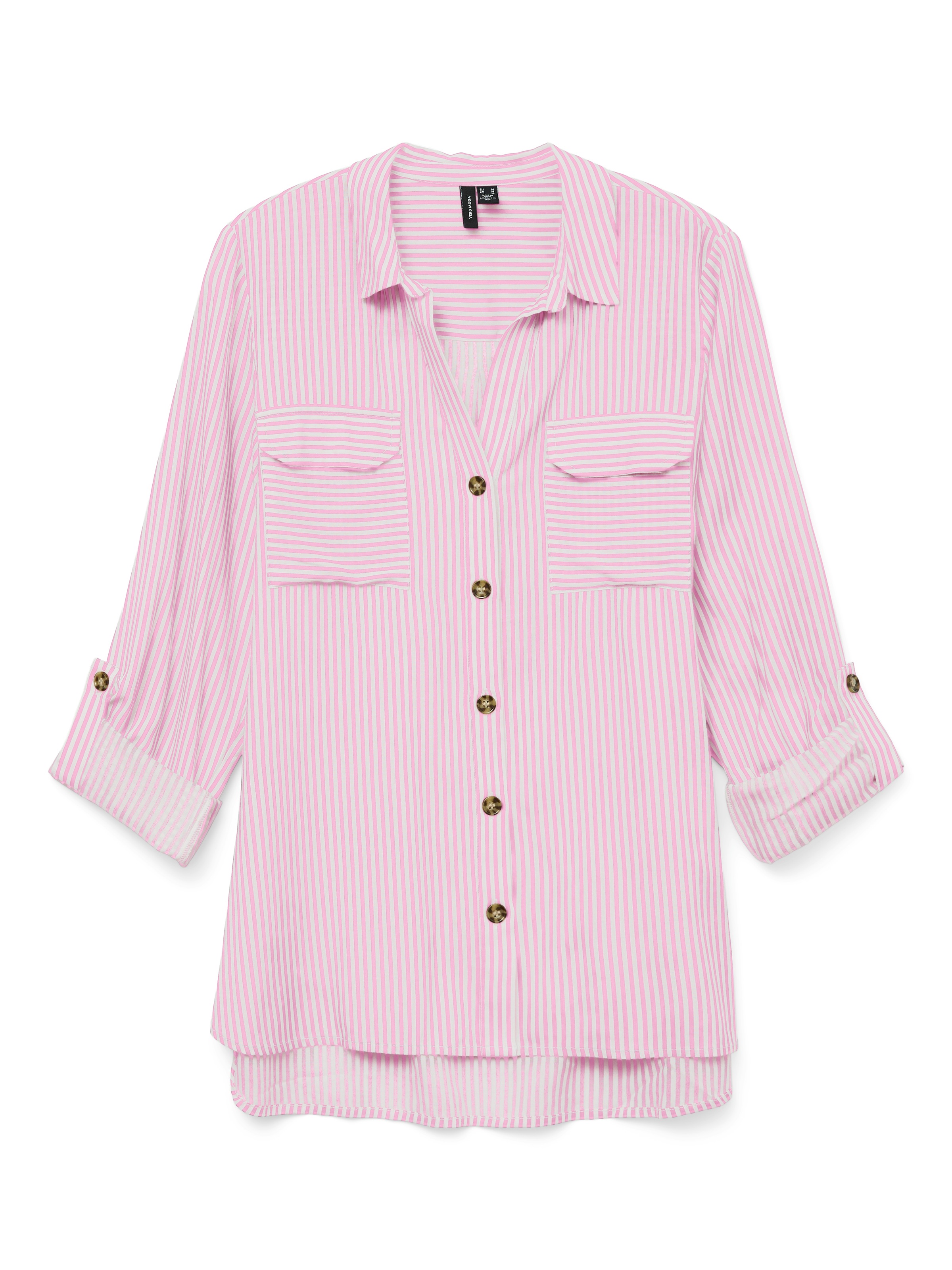 Vero Moda Hemdbluse »VMBUMPY L/S SHIRT NEW WVN GA NOOS« Viskose, regular fit