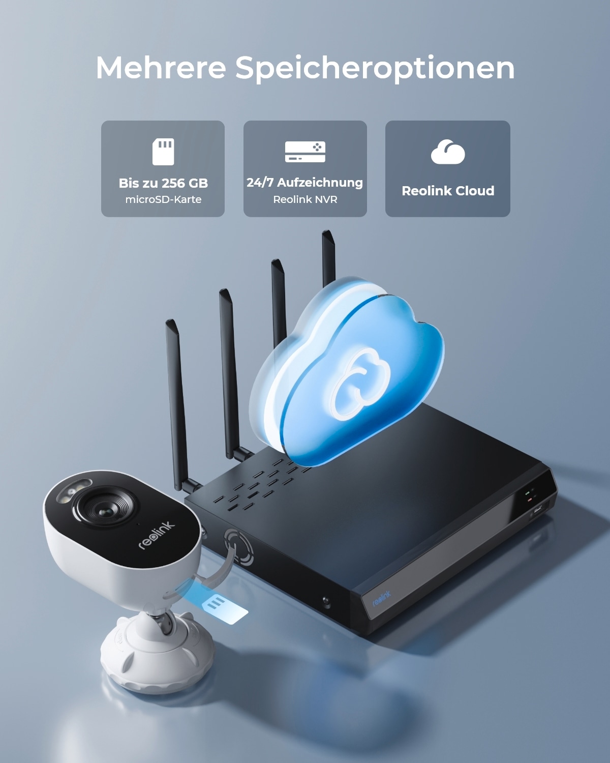 Reolink Überwachungskamera »Lumus Series E430 WiFi-Outdoor«, Außenbereich